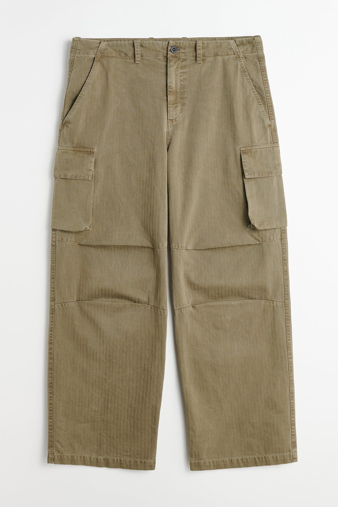 Our Legacy MOUNT CARGO Uniform Olive Herringbone