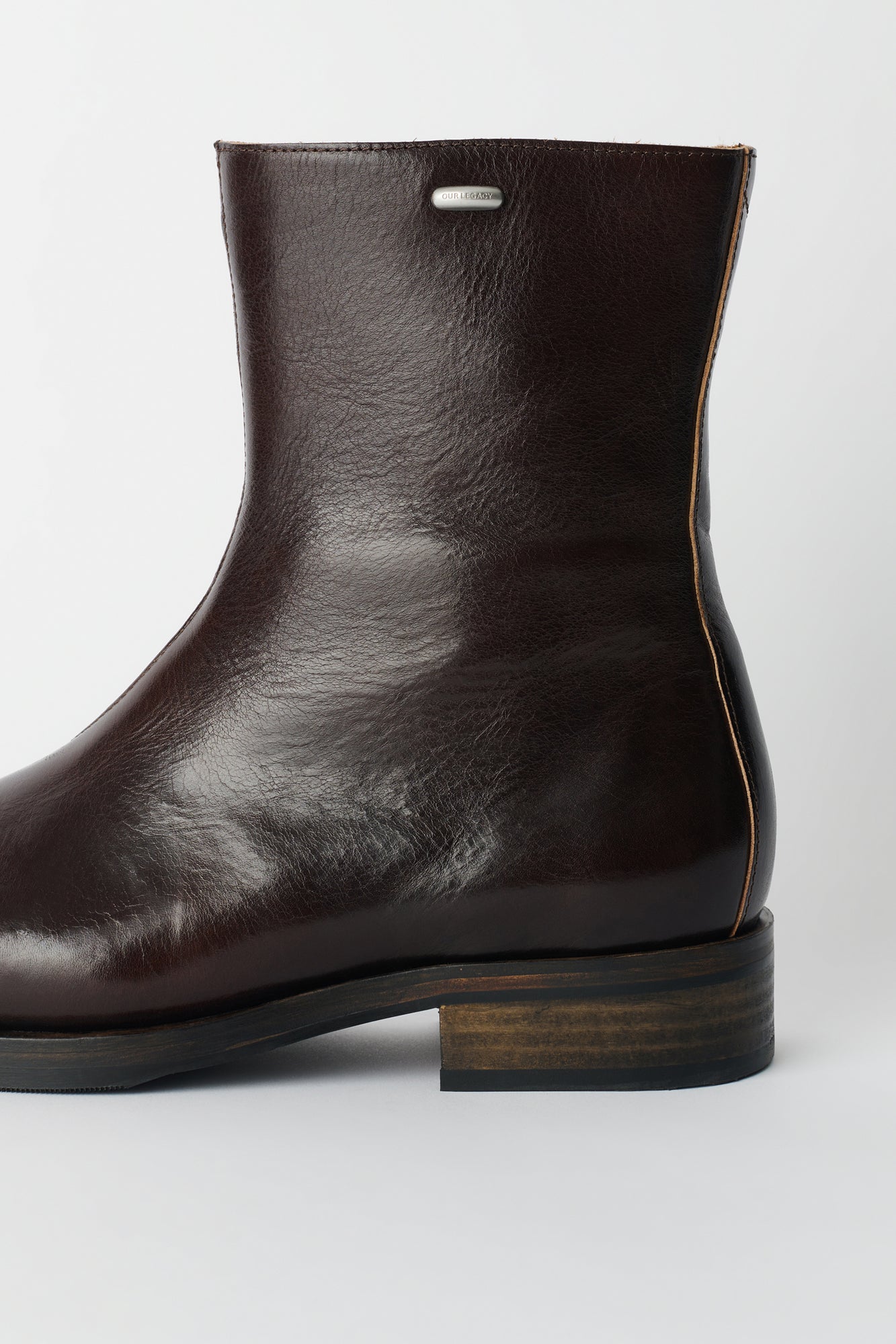 OUR LEGACY Camion Boot Deep Amricano Leather