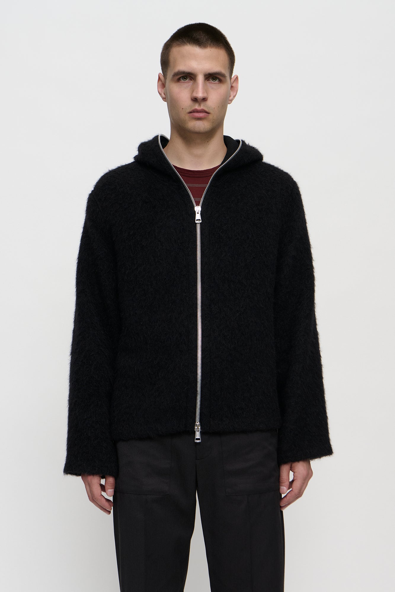 OUR LEGACY FULL ZIP HOOD Black