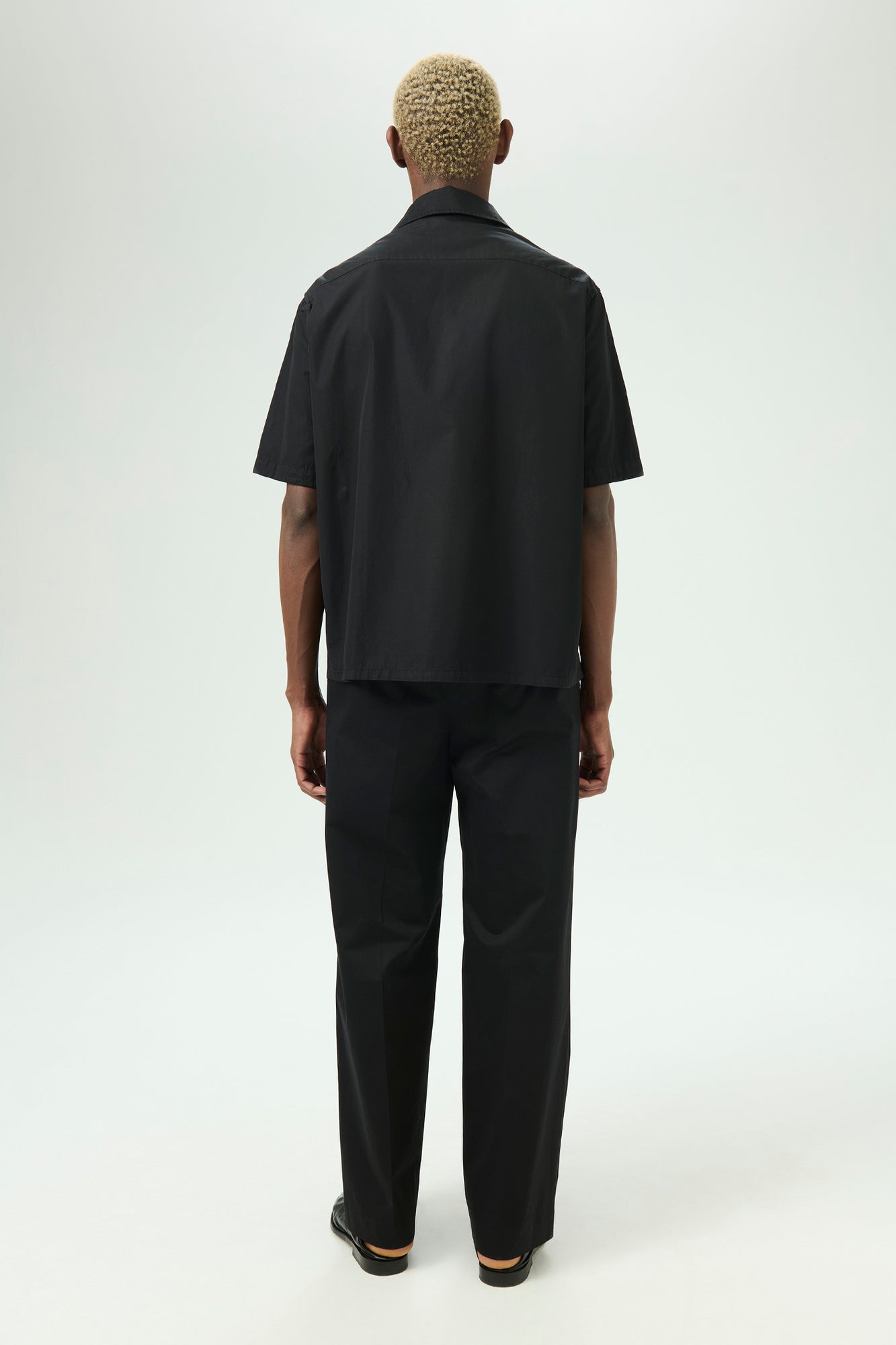 OUR LEGACY HEUSEN SHORTSLEEVE BLACK