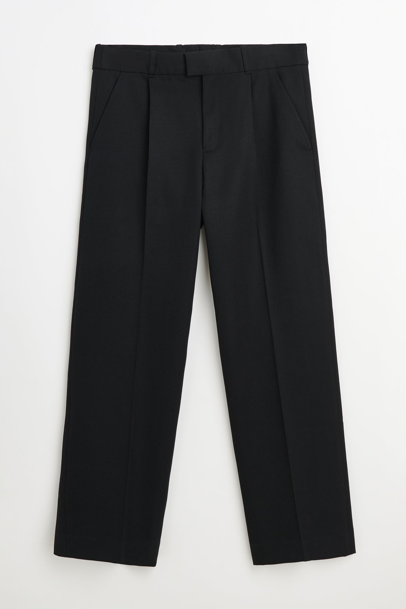 OUR LEGACY SLACKS Coarse Black Gabardine