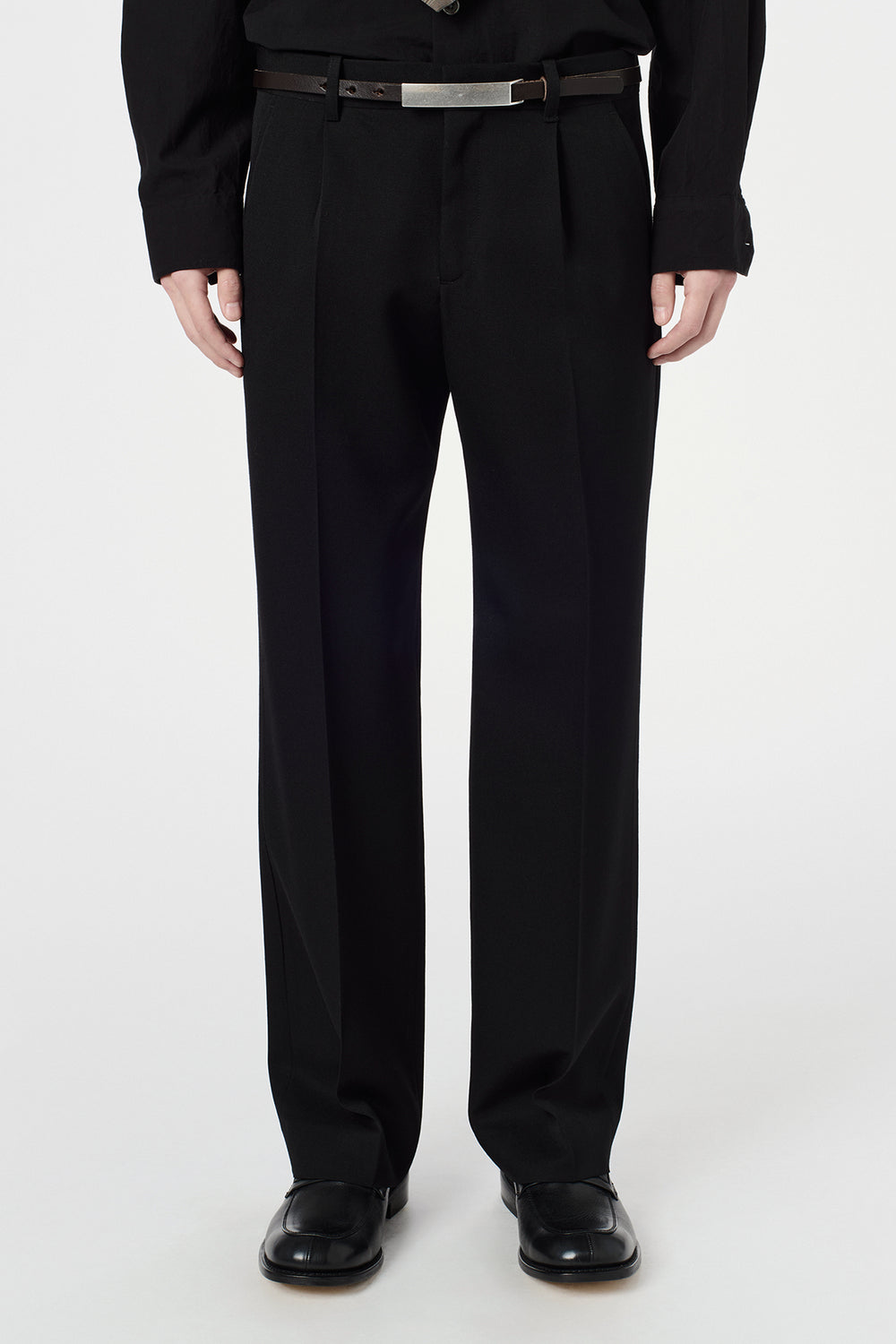 OUR LEGACY SLACKS Coarse Black Gabardine