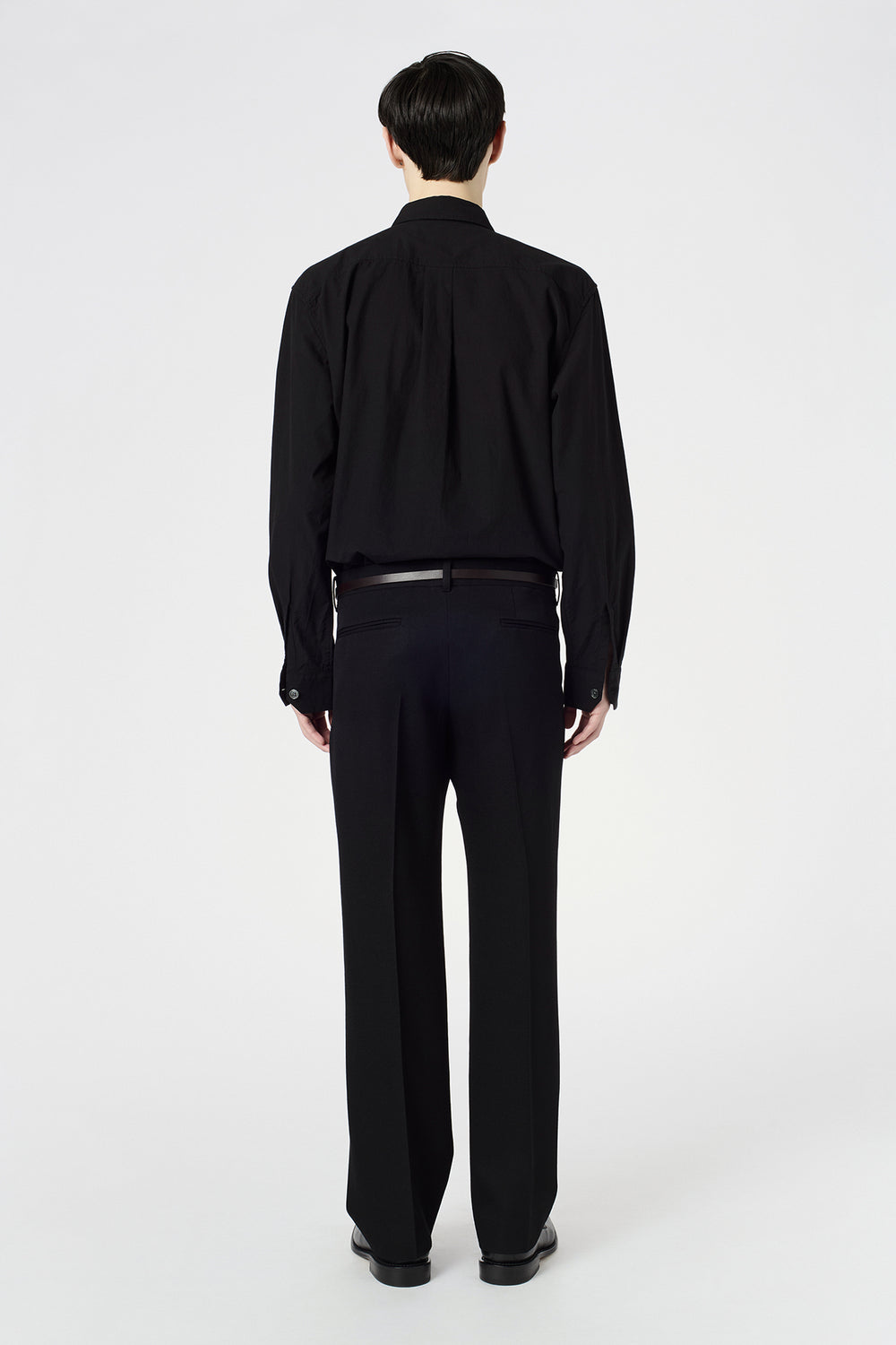 OUR LEGACY SLACKS Coarse Black Gabardine