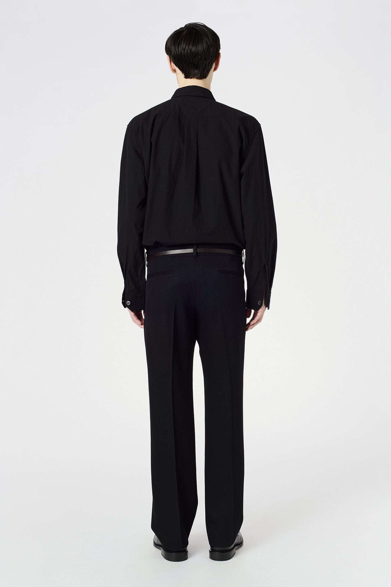 OUR LEGACY SLACKS Coarse Black Gabardine