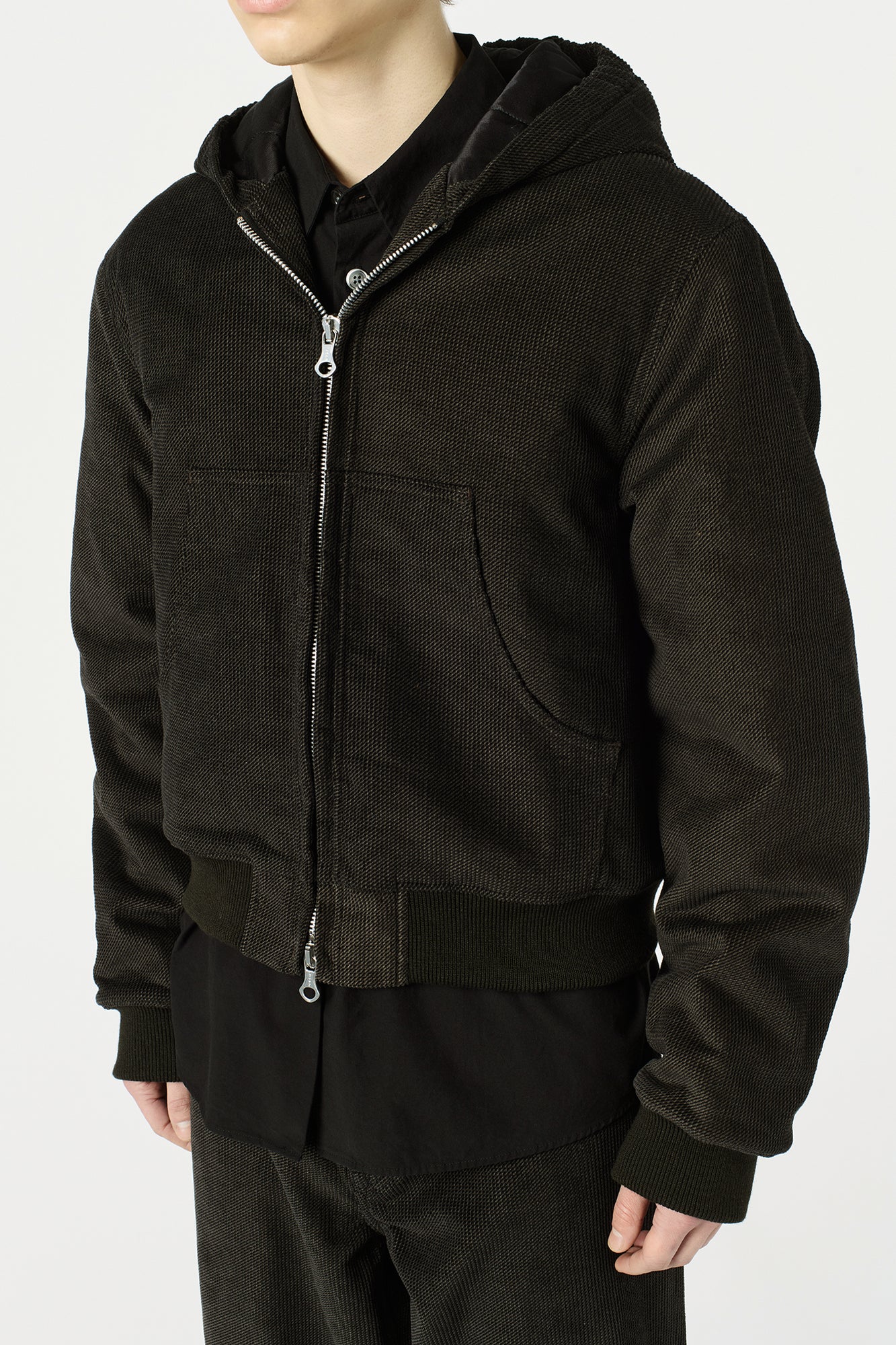 Our legacy BANK JACKET Black Coated Wash