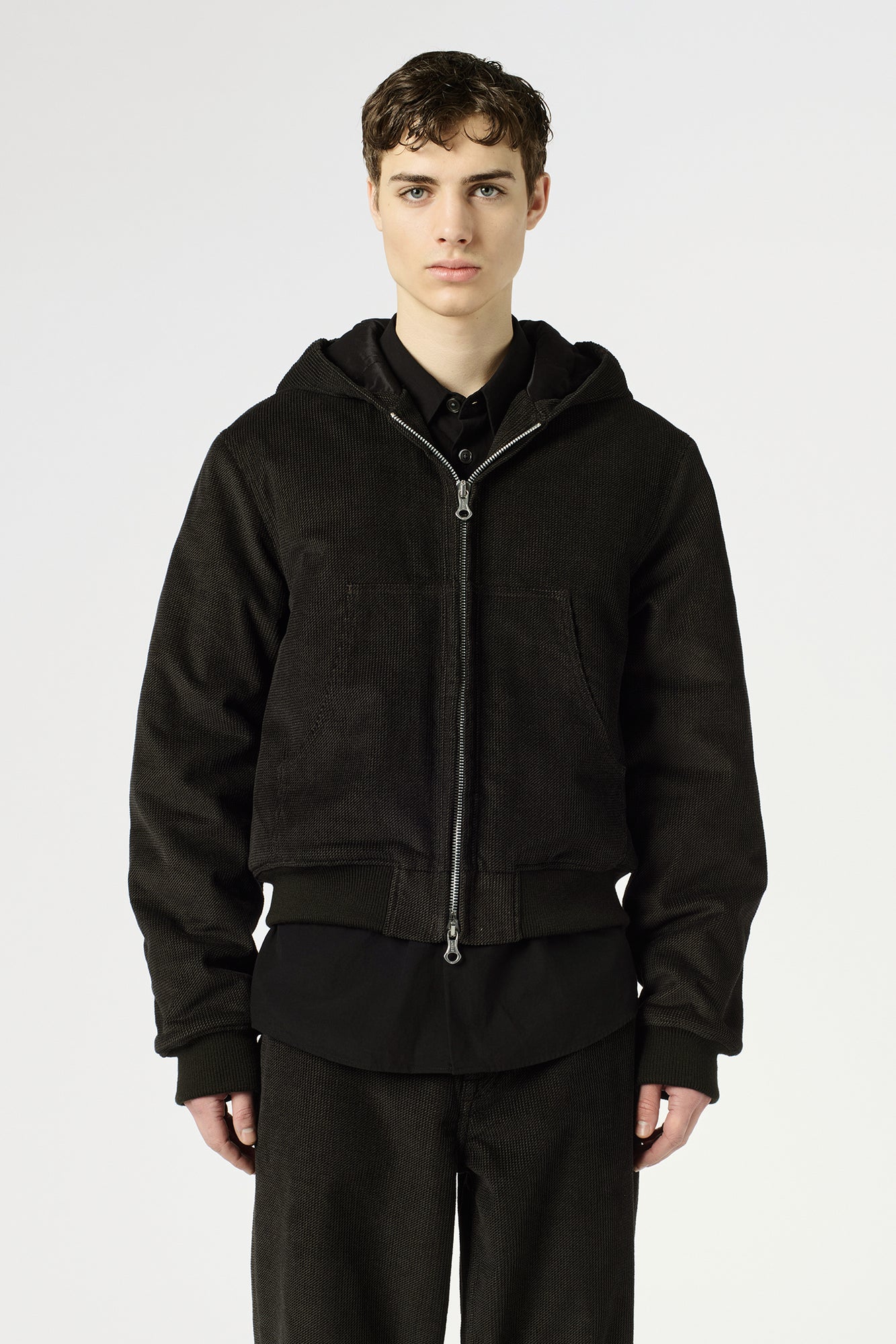 Our legacy BANK JACKET Black Coated Wash