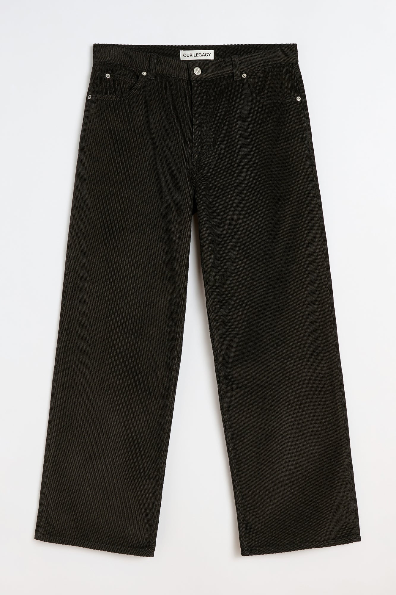 OUR LEGACY VAST CUT Dark Brown Twill Cord
