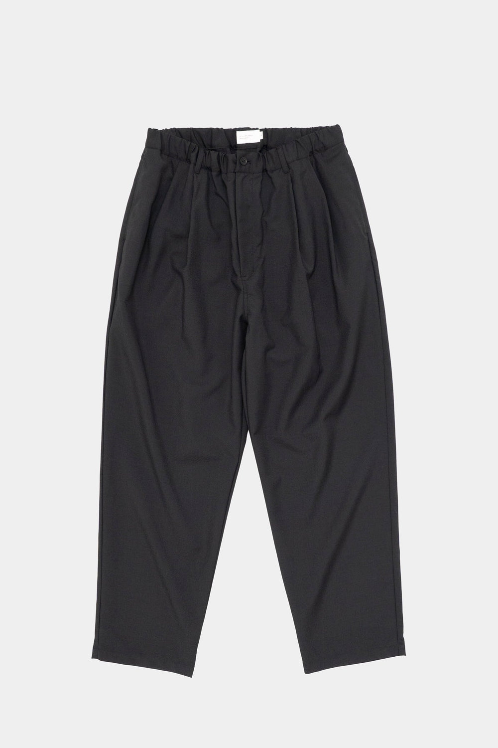 Still By Hand  Relaxed 2 pleat pants Ink Black