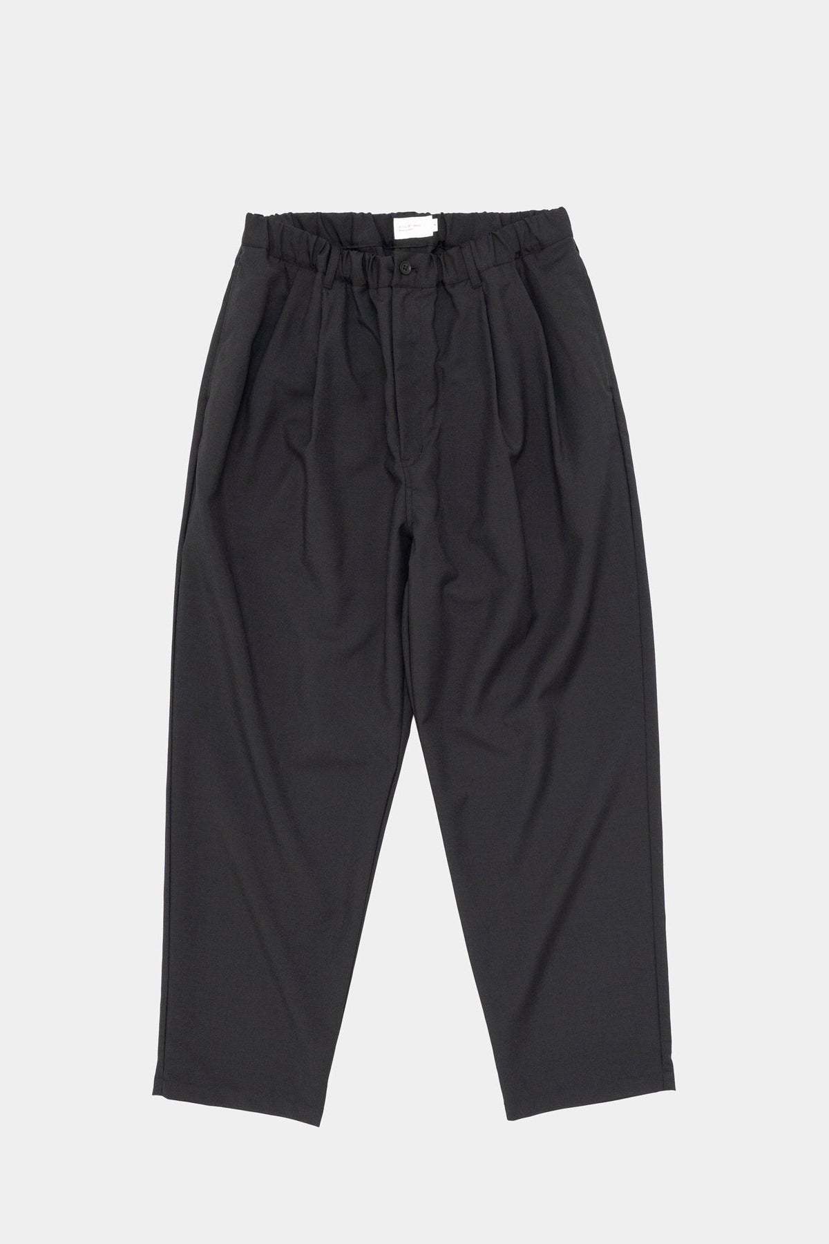 Still By Hand  Relaxed 2 pleat pants Ink Black