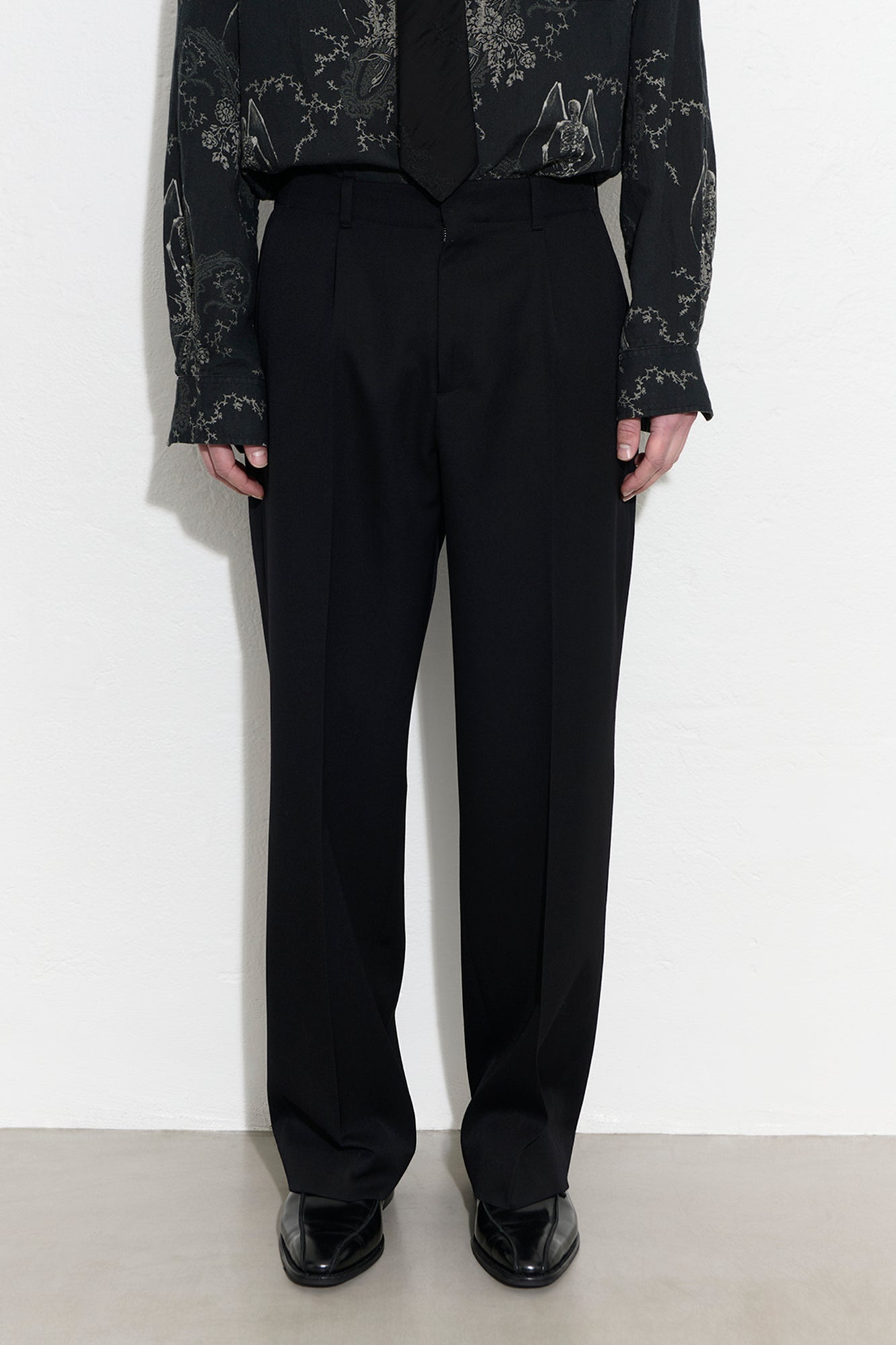 OUR LEGACY BORROWED CHINO Coarse Black Gabardine