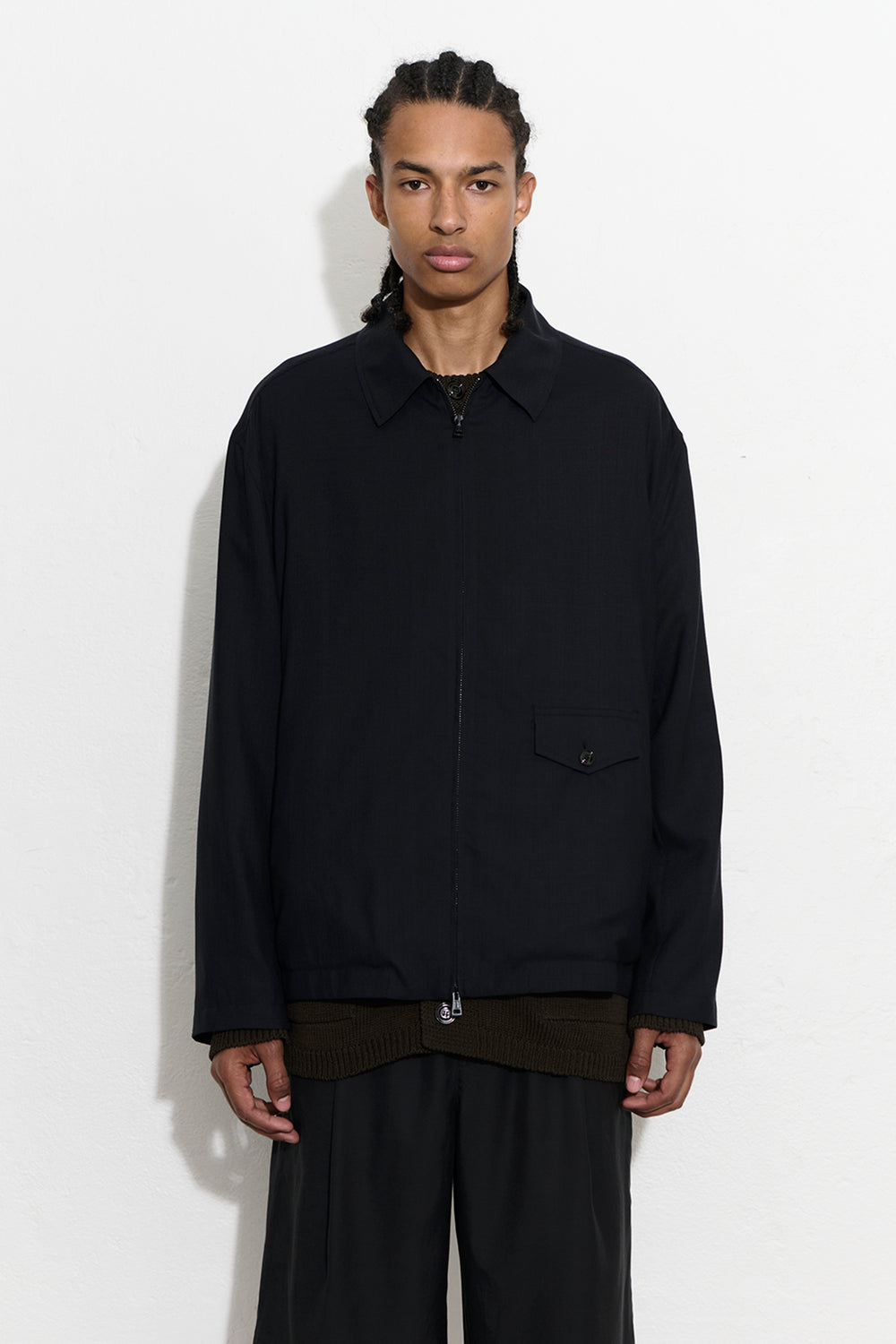 EVOLVED JACKET Eclipse Black Merino Voile