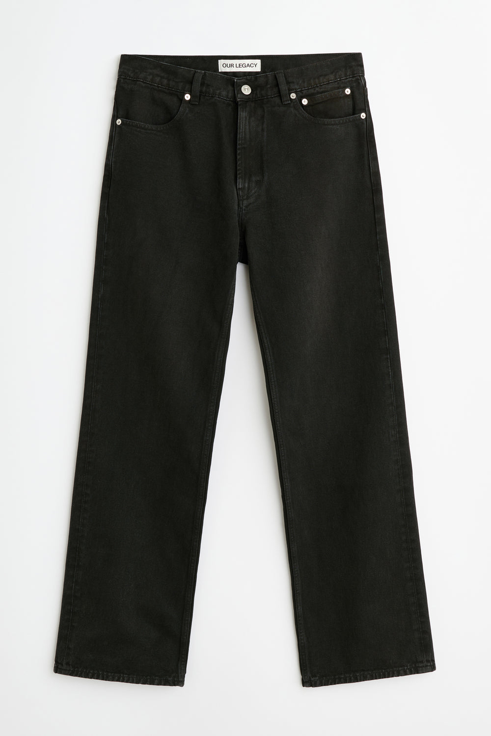 OUR LEGACY CARLSON CUT Overdyed Highway Black
