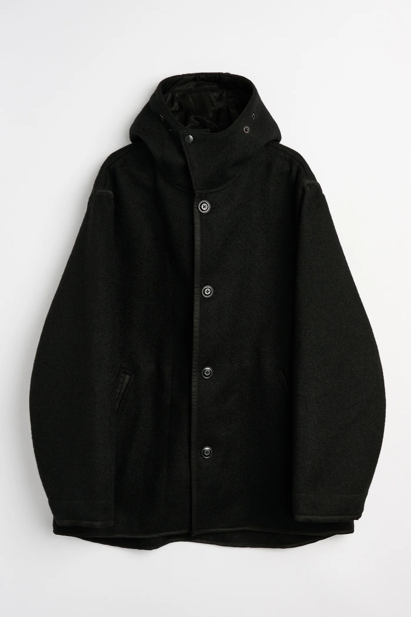 OUR LEGACY LINER JACKET Black Stamped Wool