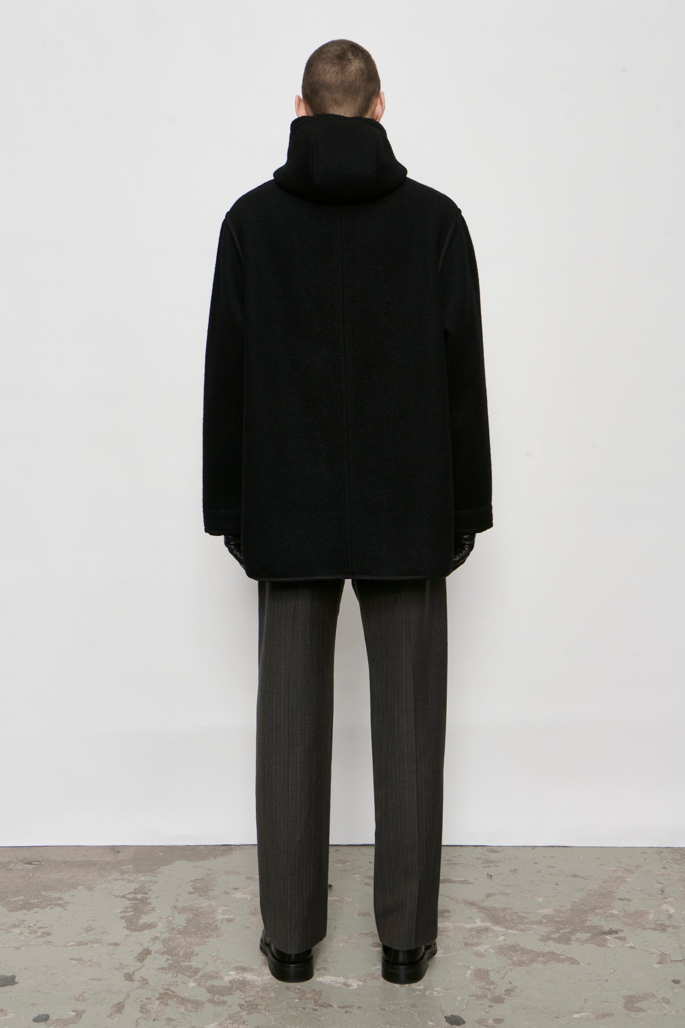 OUR LEGACY LINER JACKET Black Stamped Wool