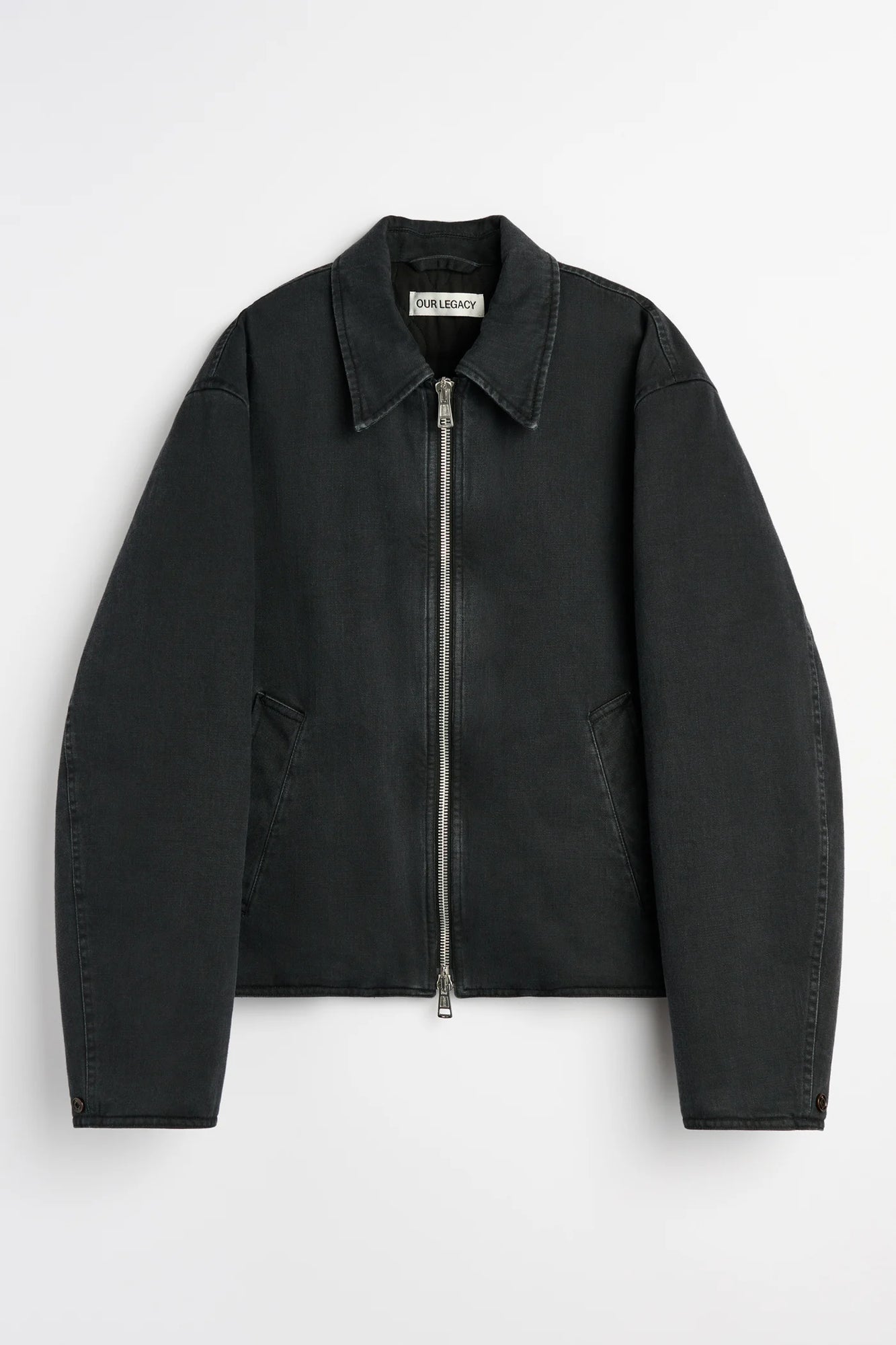 OUR LEGACY SLIGHT JACKET Enzyme Obsidian Field Sateen