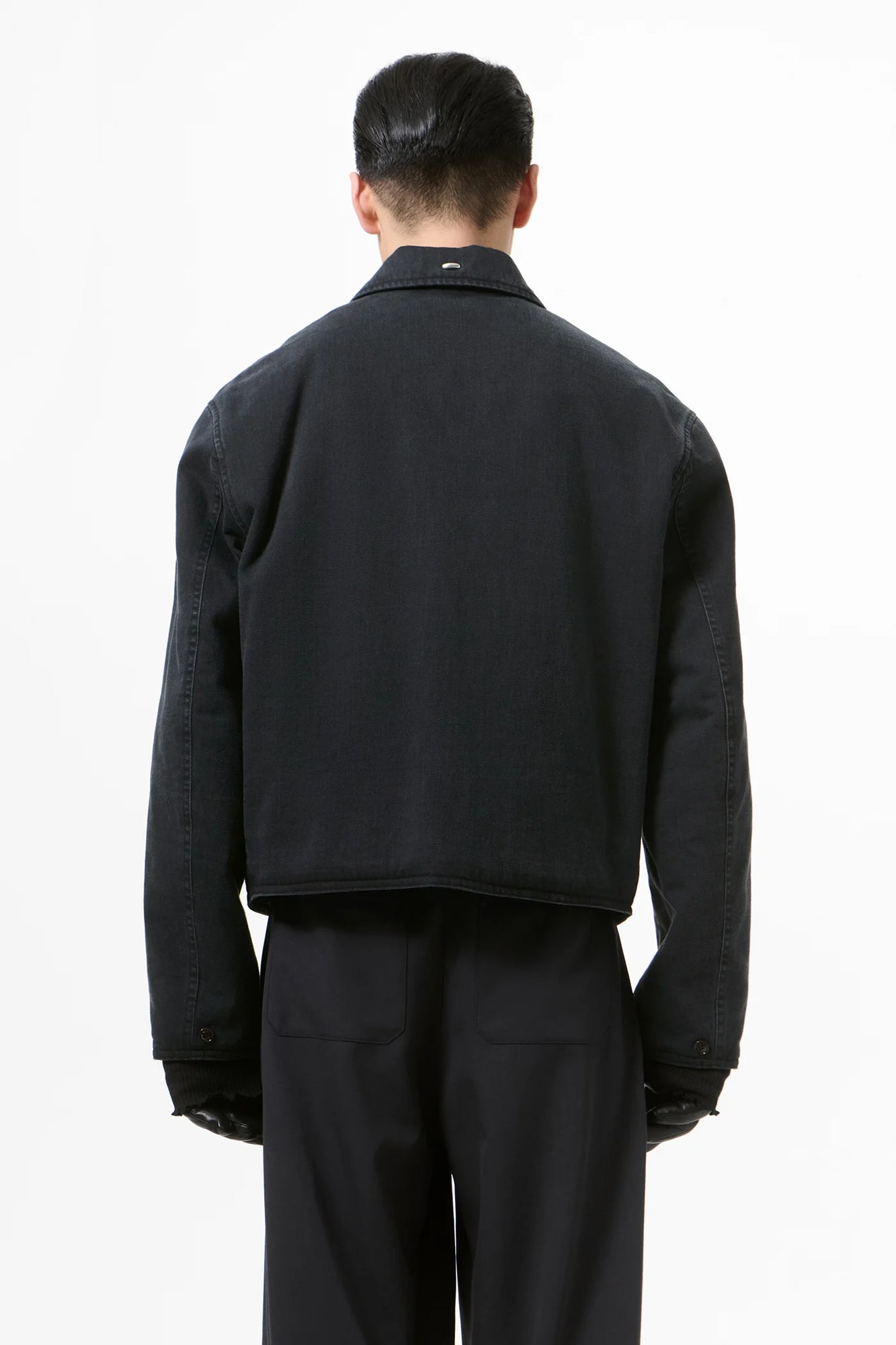 OUR LEGACY SLIGHT JACKET Enzyme Obsidian Field Sateen