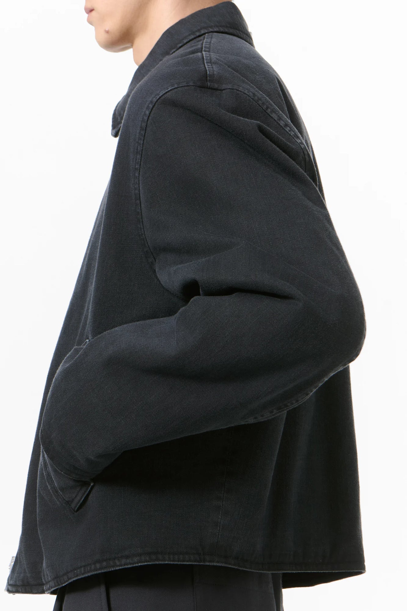 OUR LEGACY SLIGHT JACKET Enzyme Obsidian Field Sateen