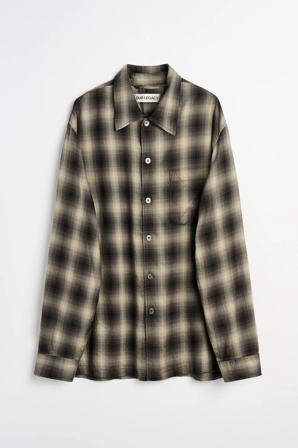 OUR LEGACY EVERY SHIRT Taos Check Saloon Tencel