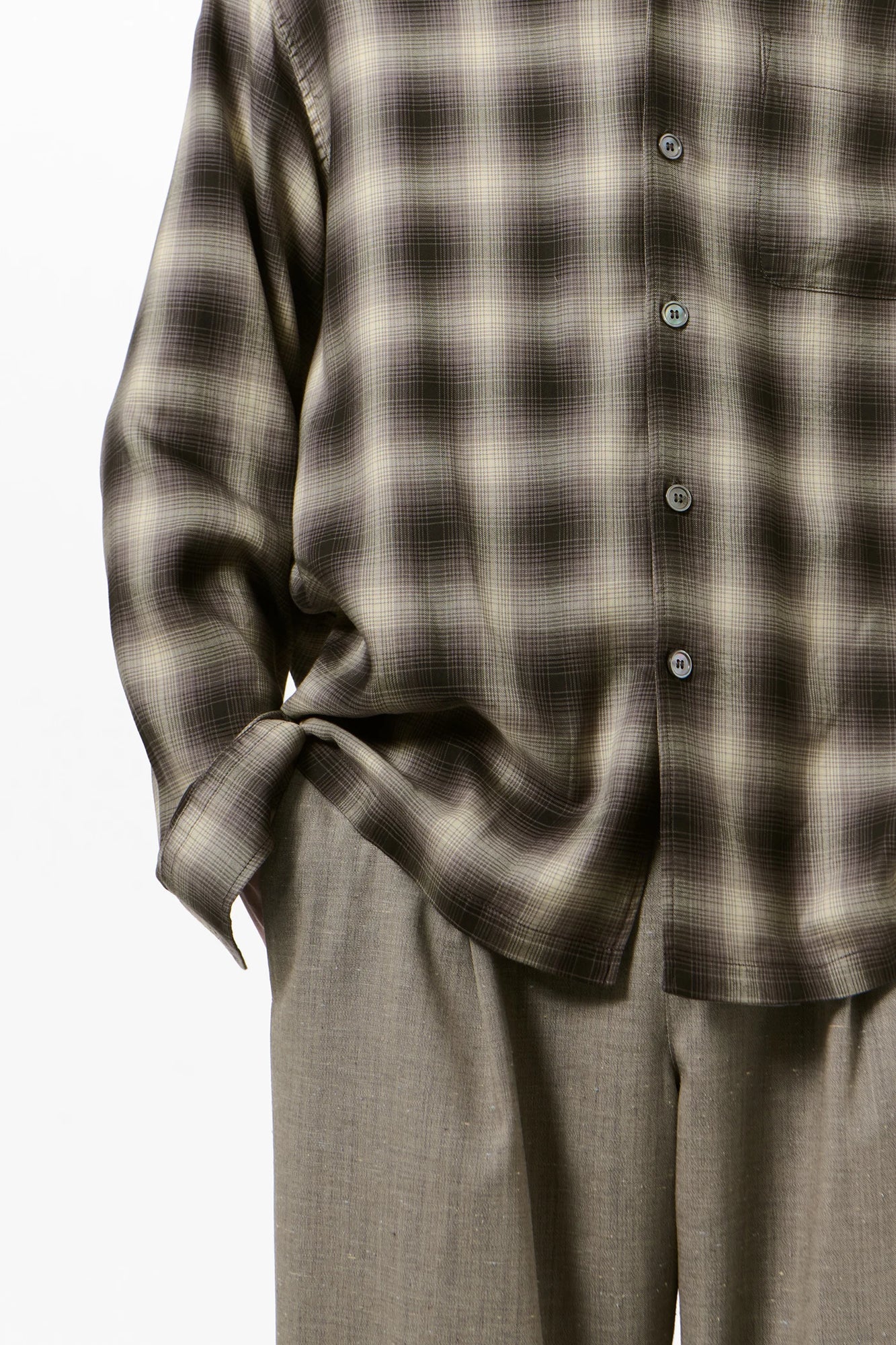 OUR LEGACY EVERY SHIRT Taos Check Saloon Tencel