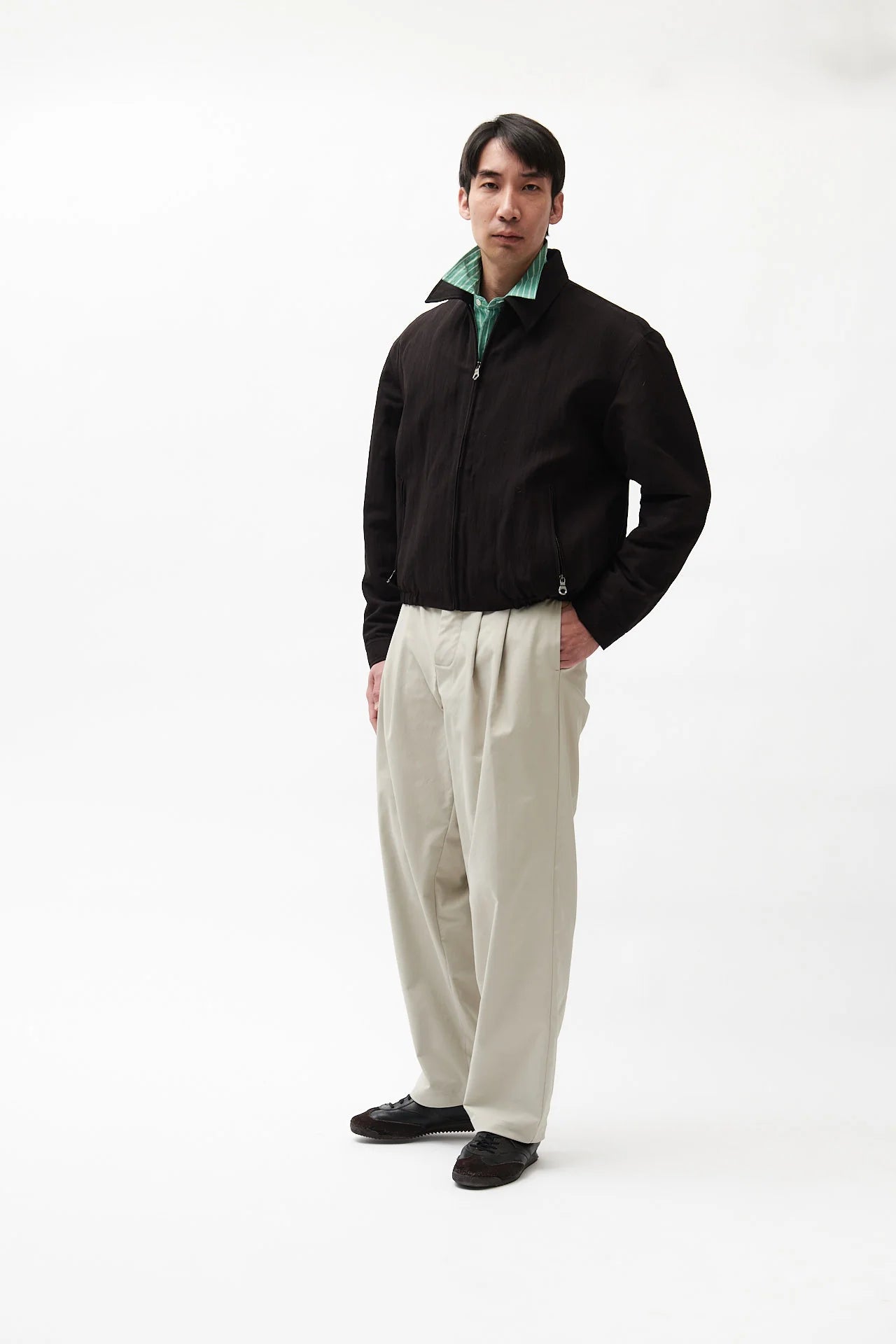 Works & Days Wool Zip Blouson