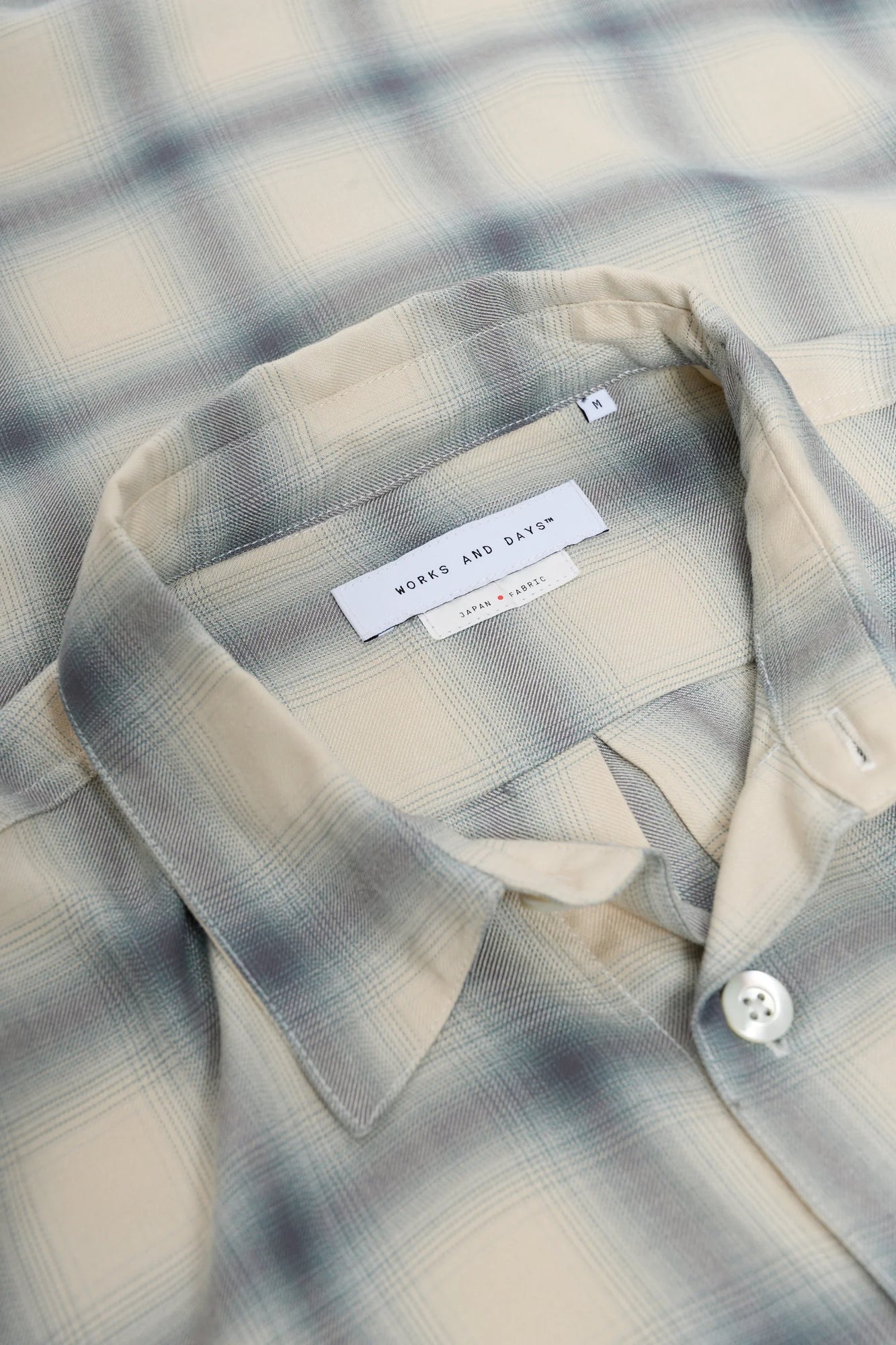 Works & Days Rayon Check Classic Shirt