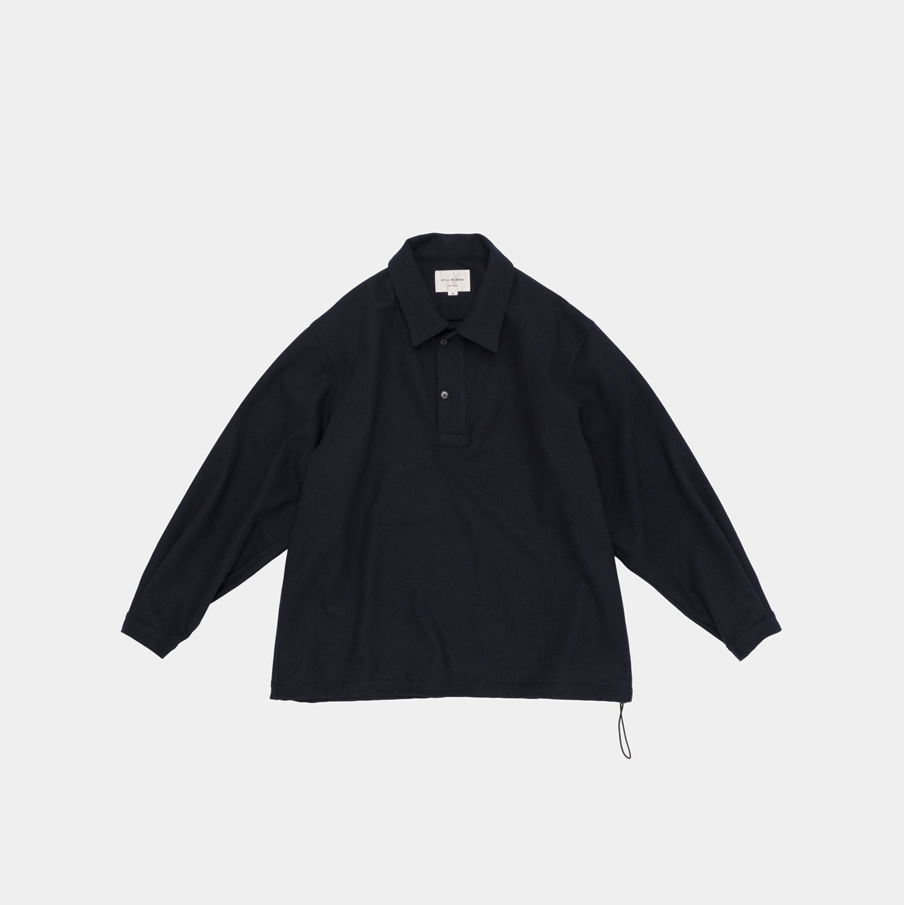 Still By Hand W/N pullover shirt navy