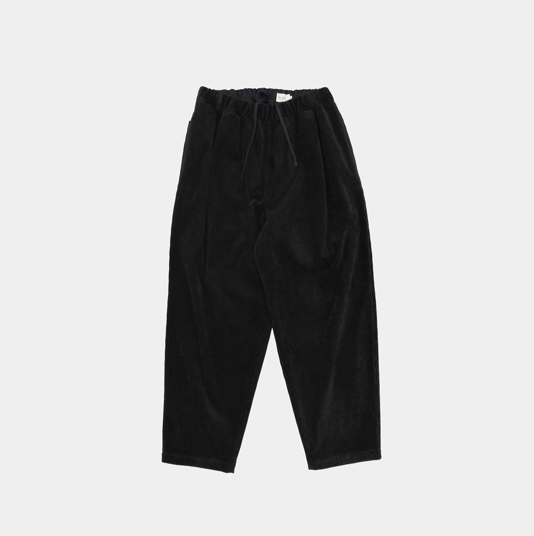 Still By Hand Corduroy easy pants black