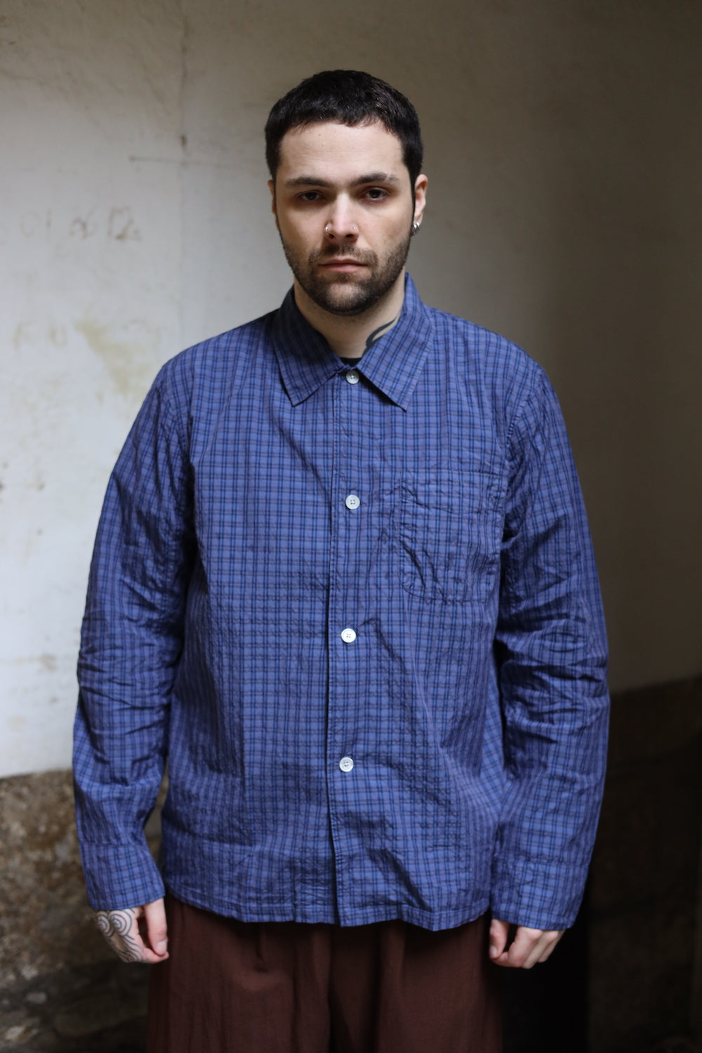 OUR LEGACY BOX SHIRT Kahuna Check