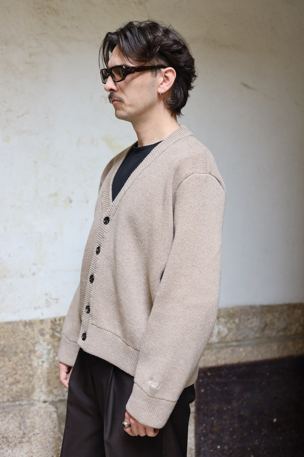 LC23 Cardigan Sweater Beige