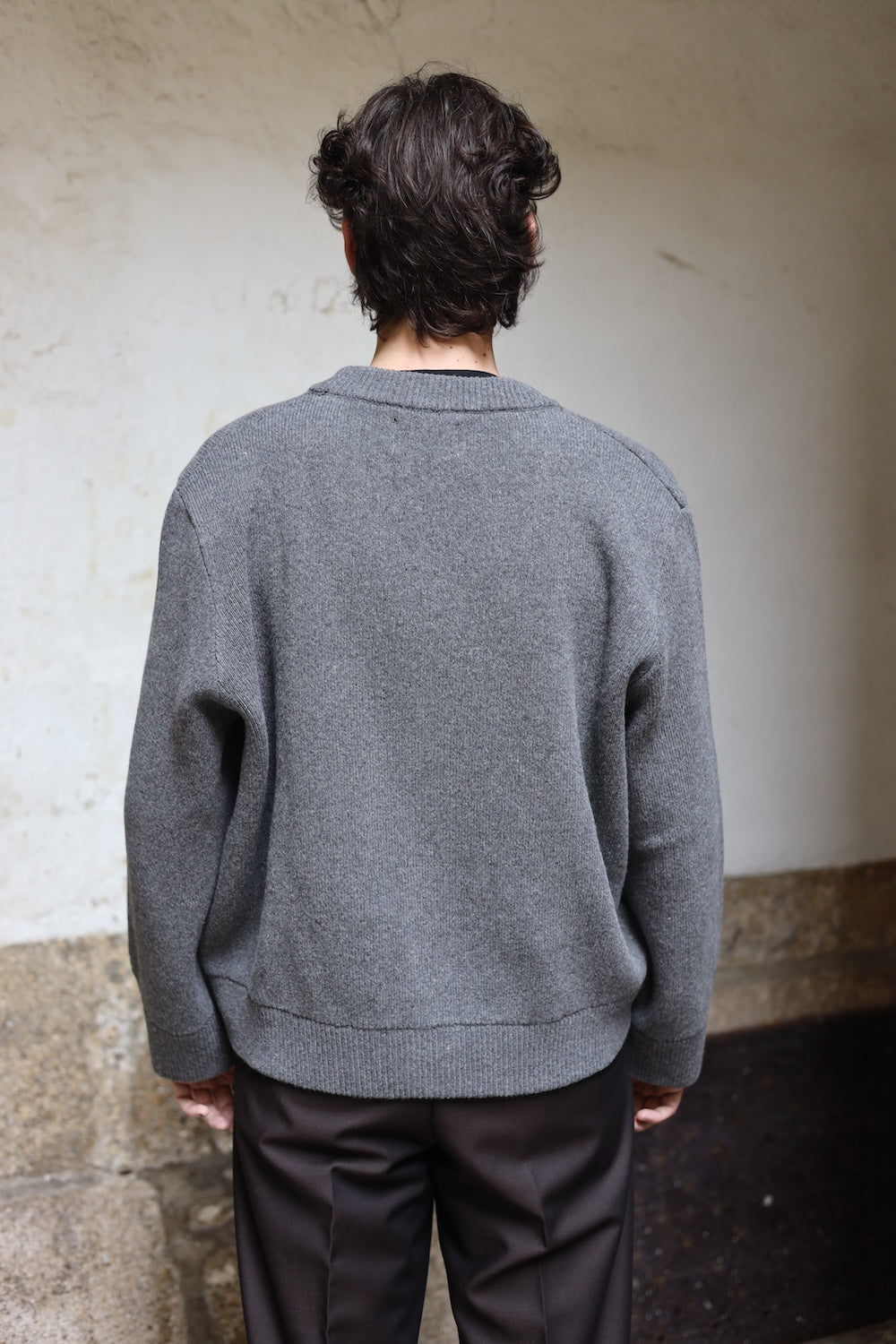 LC23 Cardigan Sweater Grey