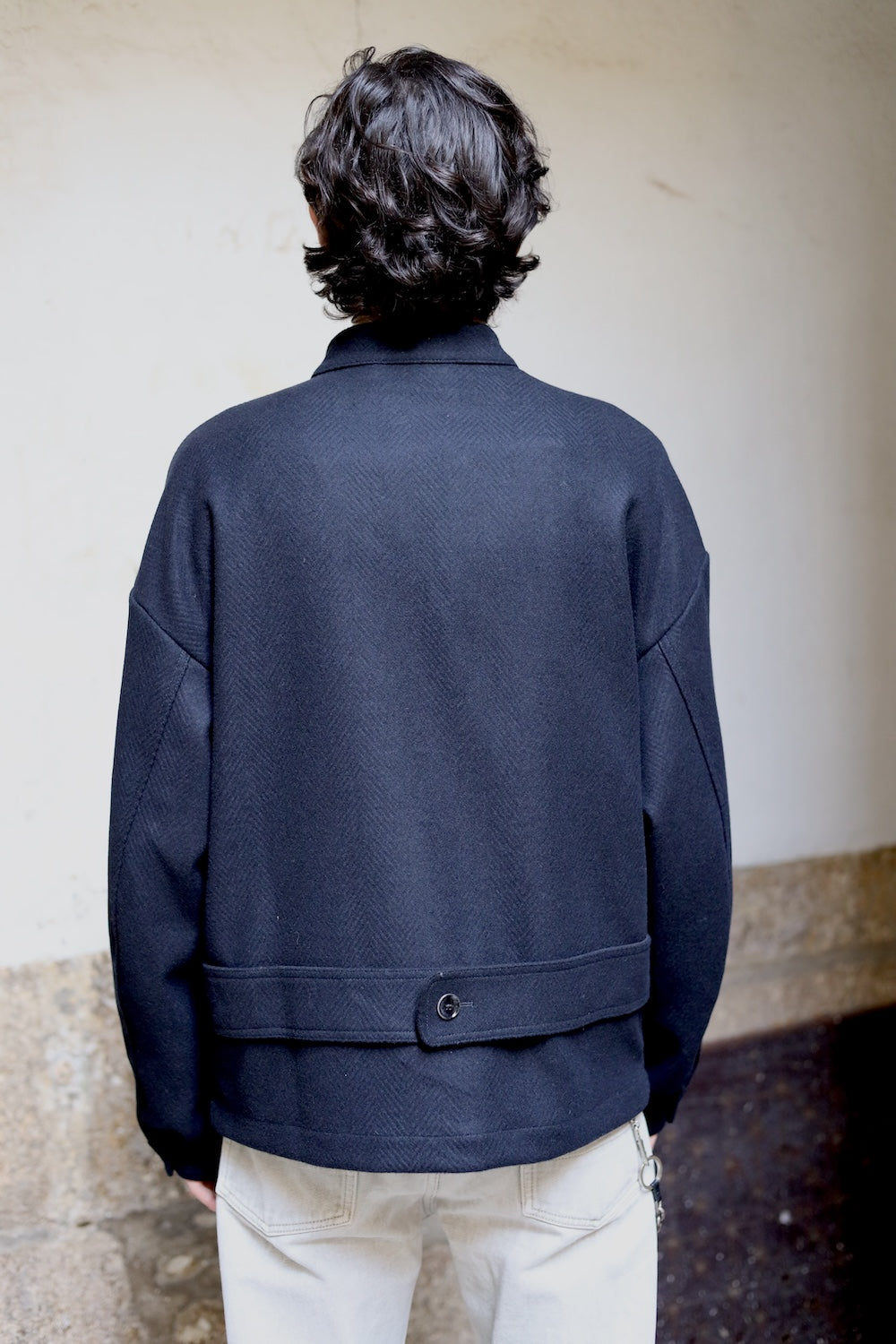 AKOG JASPAL JACKET MIDNIGHT HERRINGBONE