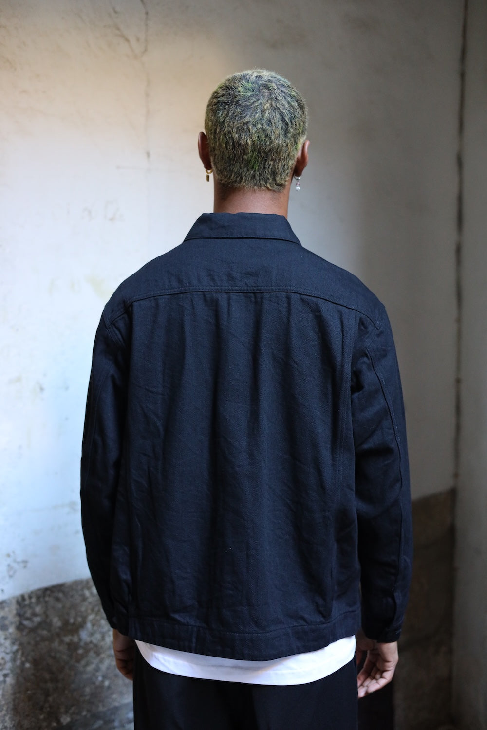 Still By Hand 12oz denim jacket Black