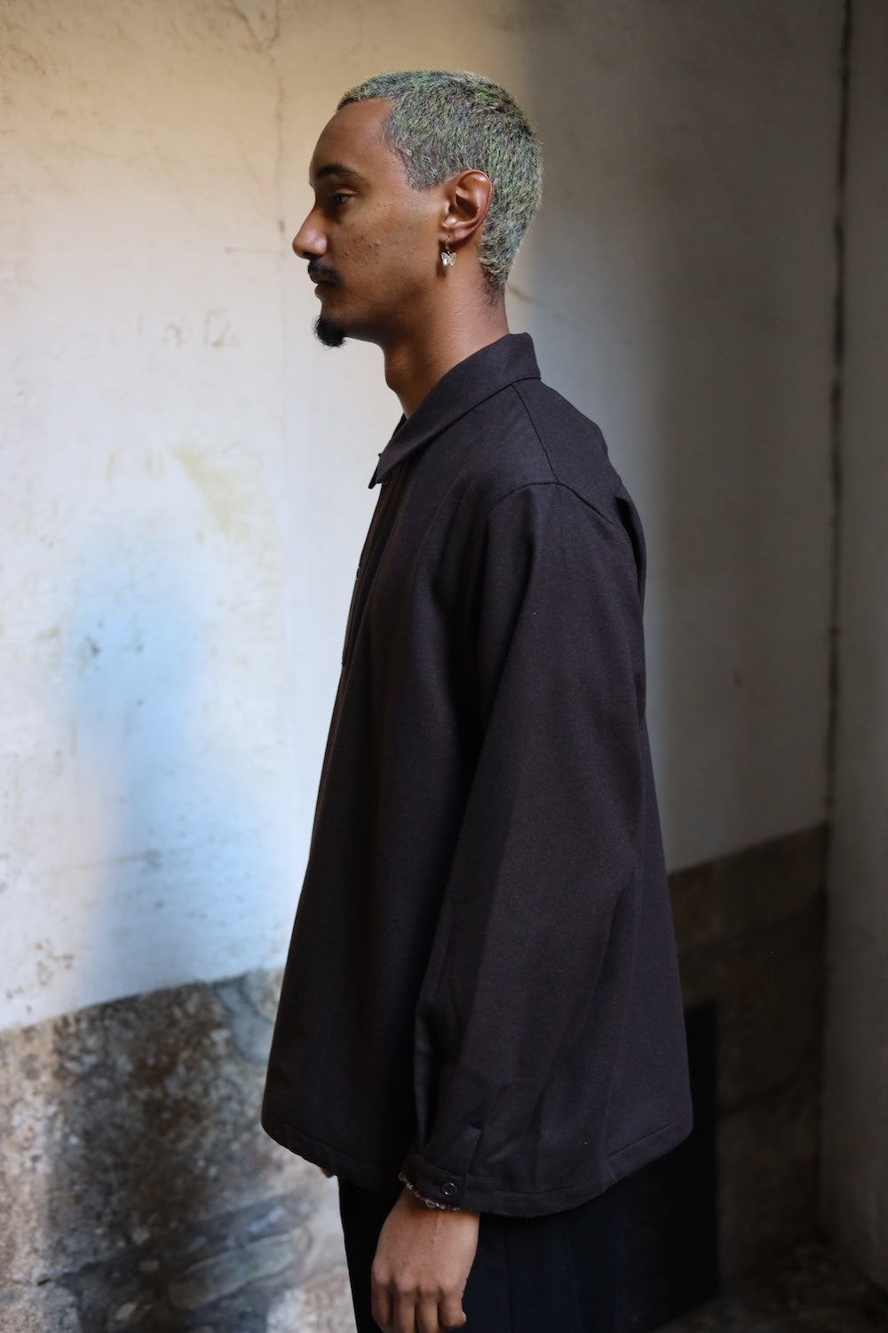 Still By Hand W/N pullover shirt Brown