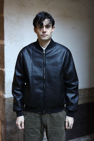 Arte Leather Varsity Jacket