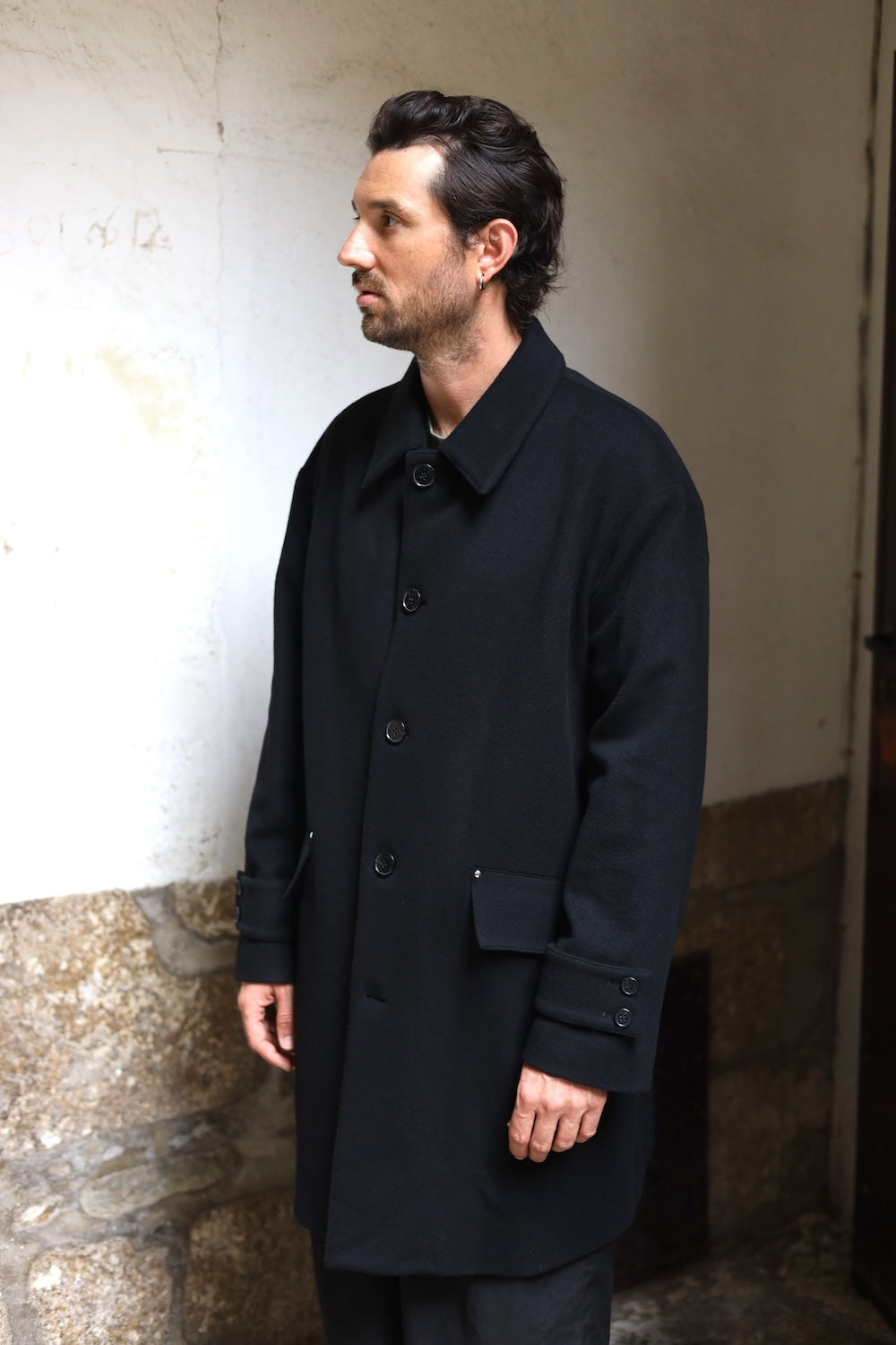 Mackintosh Humbie GTS wool Black