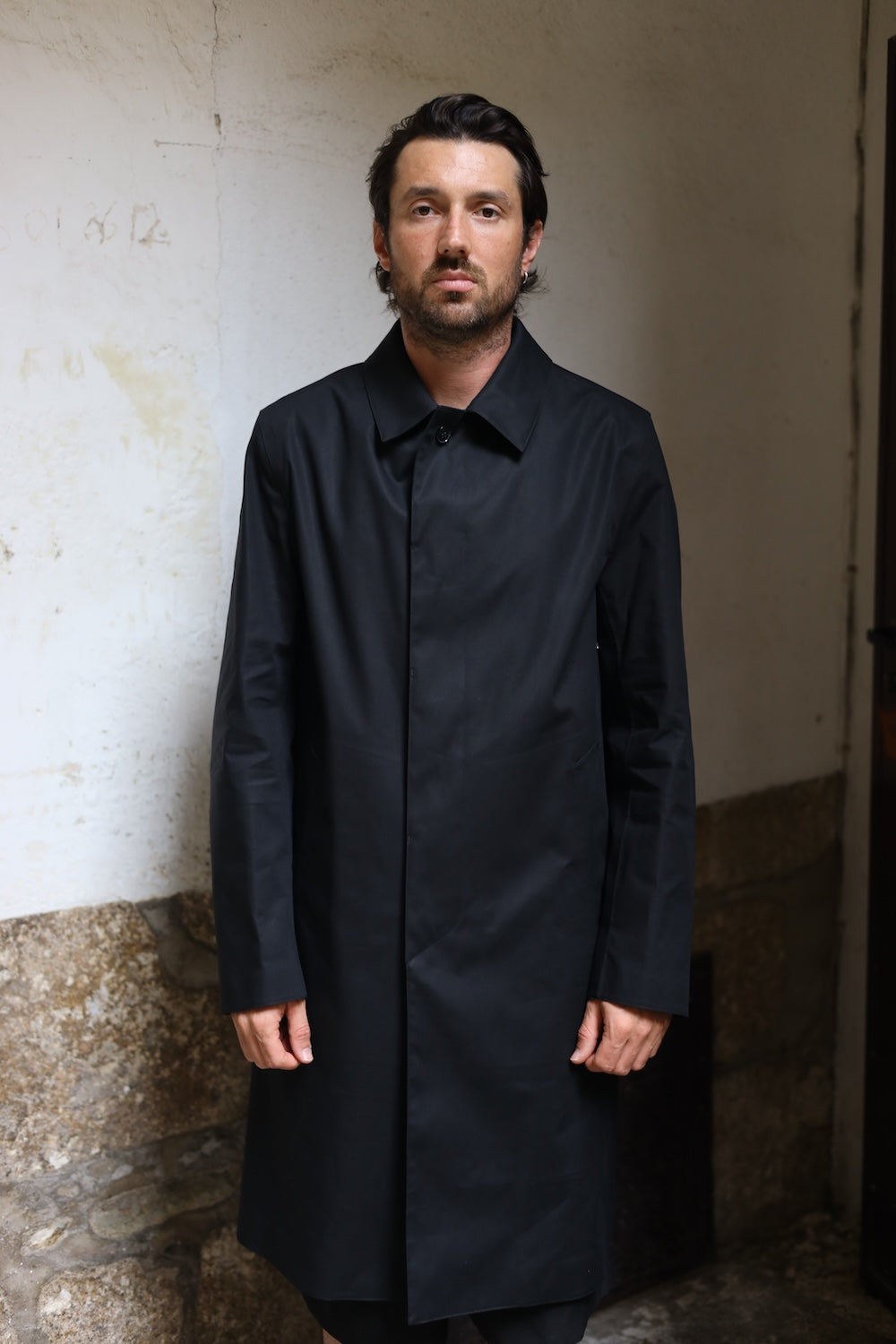 Mackintosh Dunkeld Raintec® 3/4 Length Coat Black