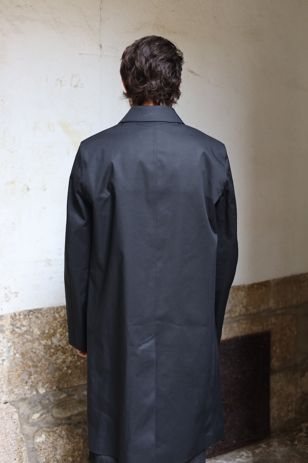 Mackintosh Dunkeld Raintec® 3/4 Length Coat Black
