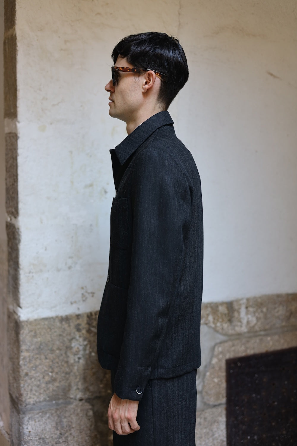 Barena Visal Overshirt Charcoal