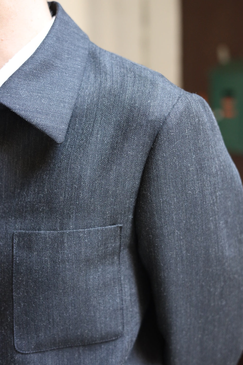 Barena Visal Overshirt Charcoal