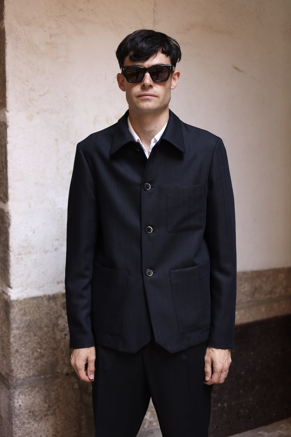 Barena Visal Overshirt Navy