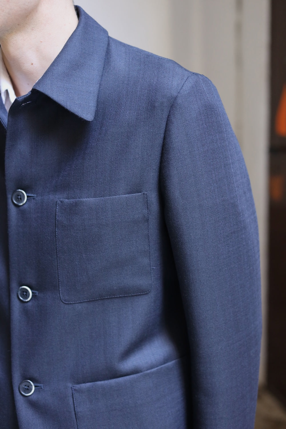Barena Visal Overshirt Navy