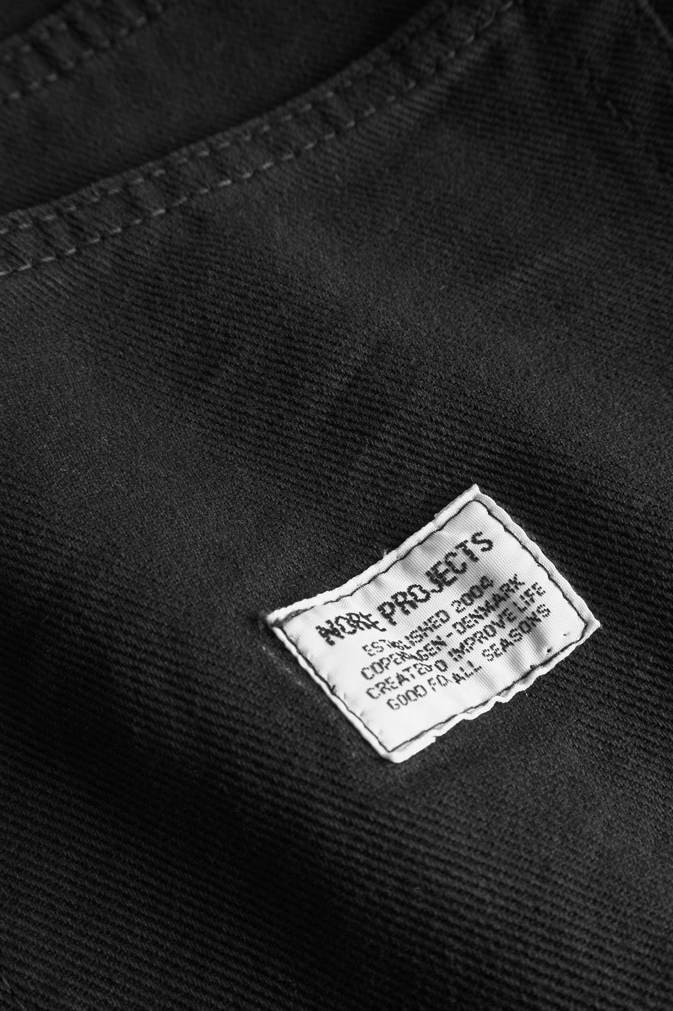 Norse Projects Korshavn Relaxed 5 Pocket Black