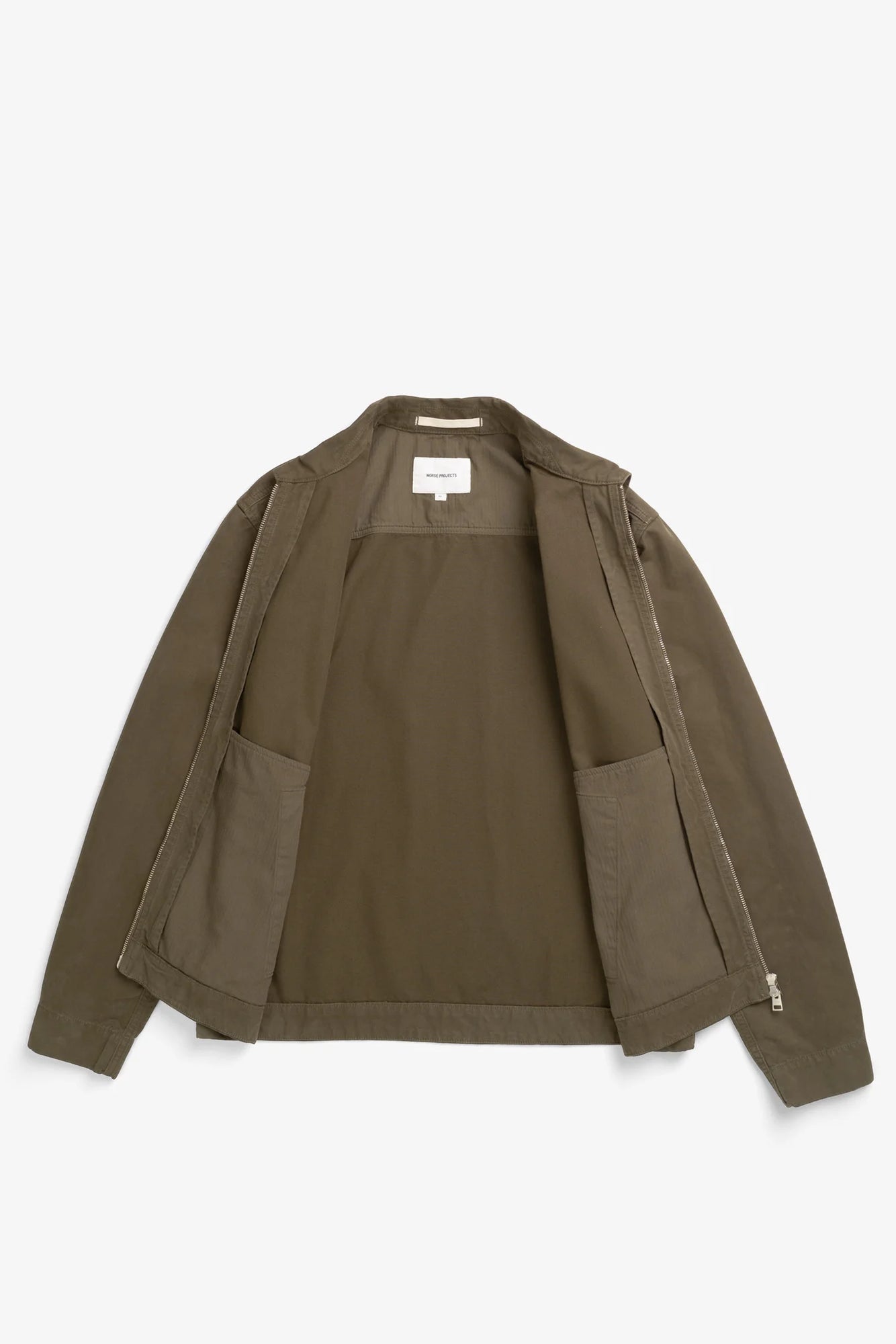 Norse Projects RAABJERG CANVAS JACKET Olive