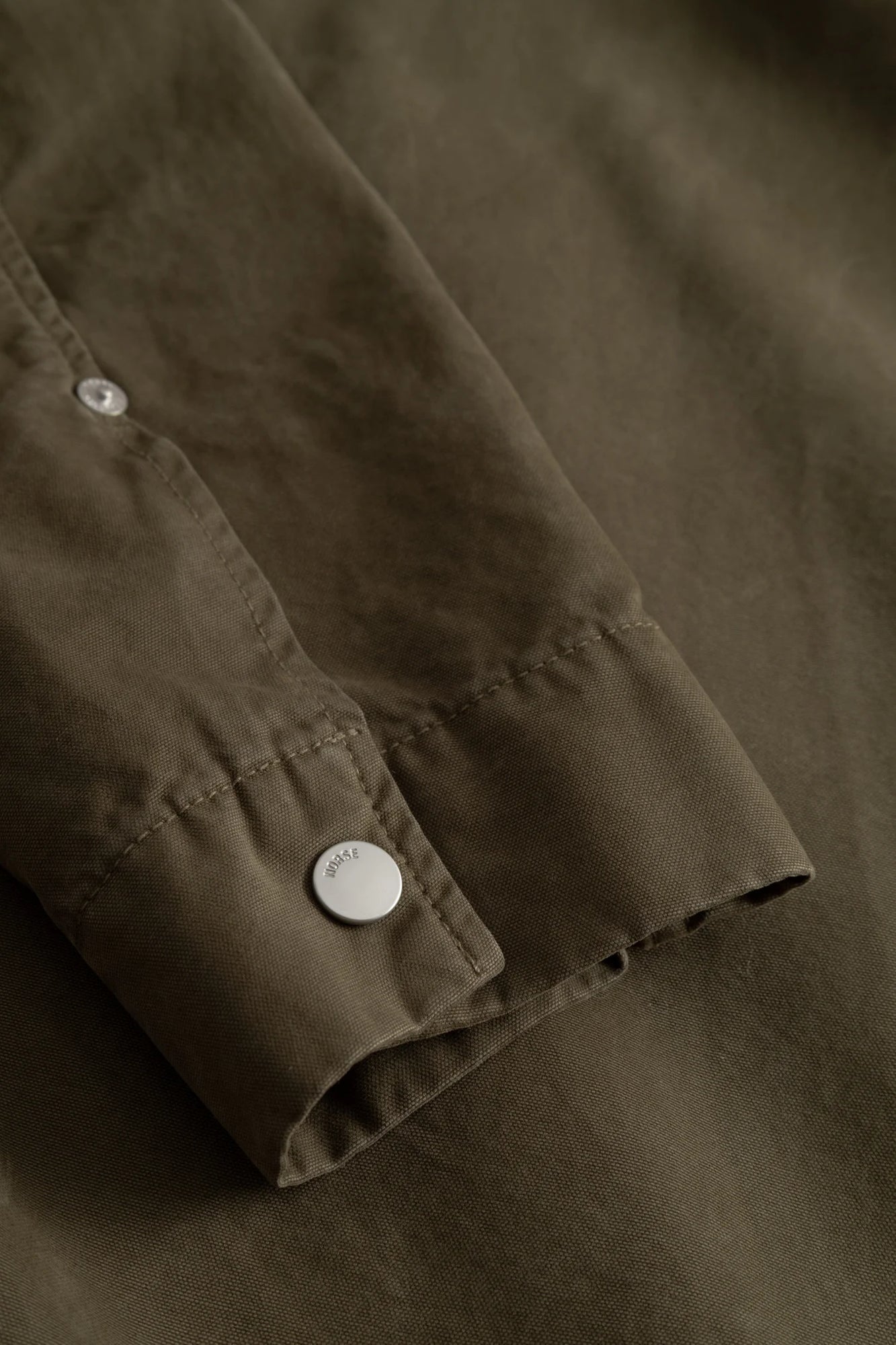 Norse Projects RAABJERG CANVAS JACKET Olive