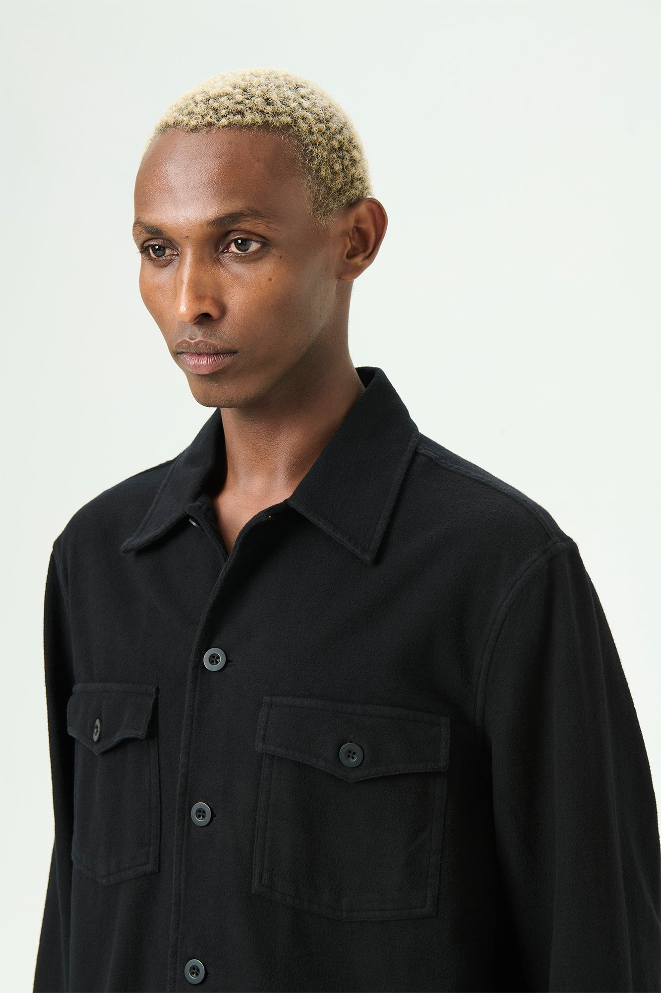 OUR LEGACY EVENING COACH JACKET, Black Brushed Cotton