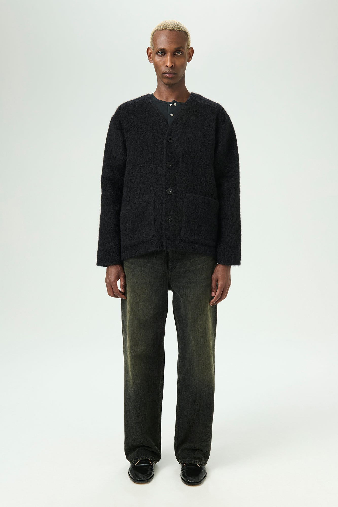 Our Legacy CARDIGAN Black Mohair