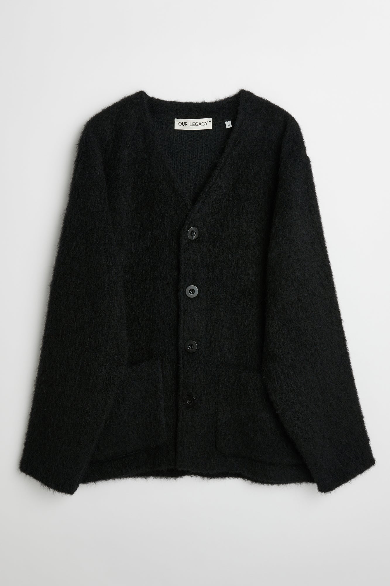 Our Legacy CARDIGAN Black Mohair