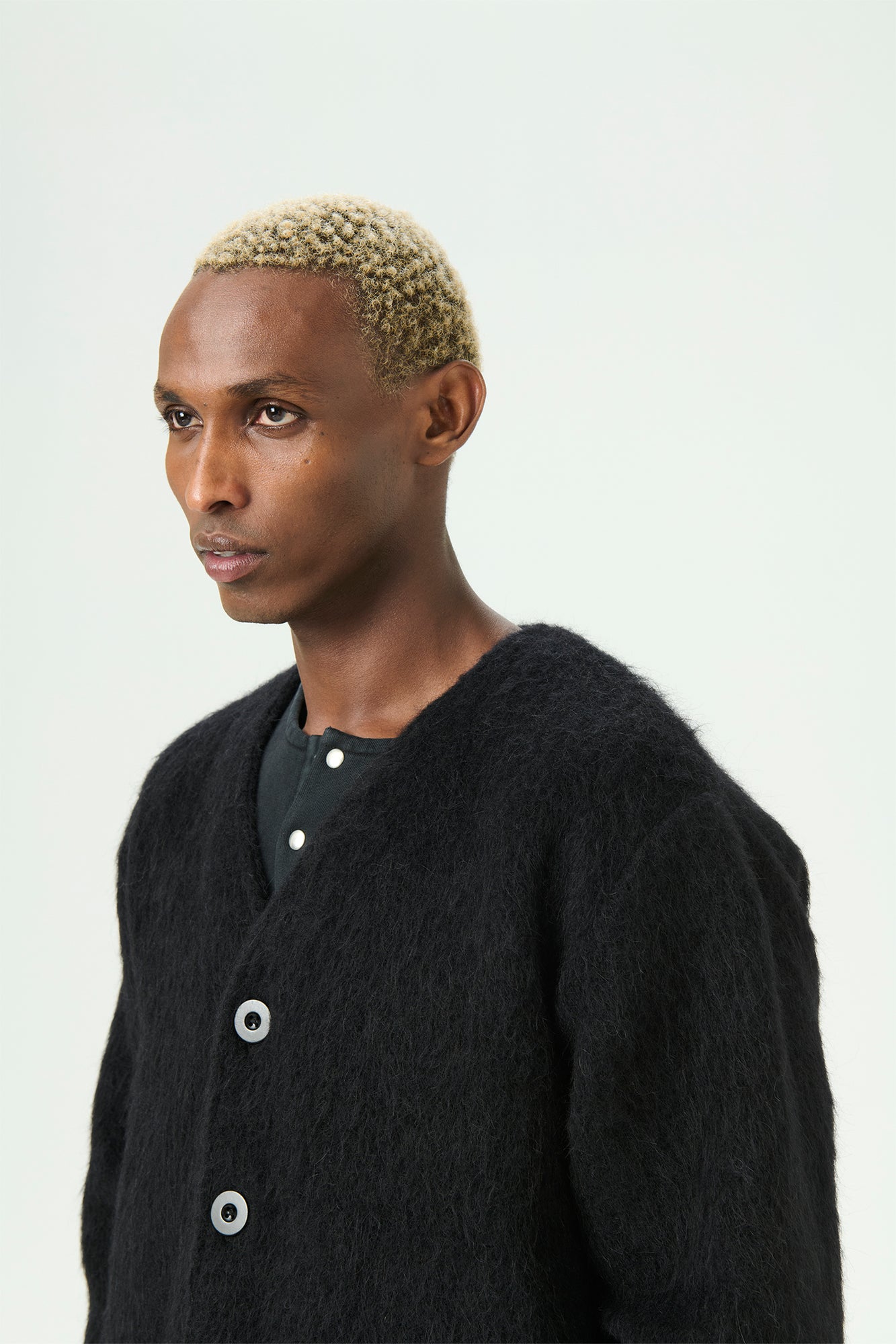 Our Legacy CARDIGAN Black Mohair