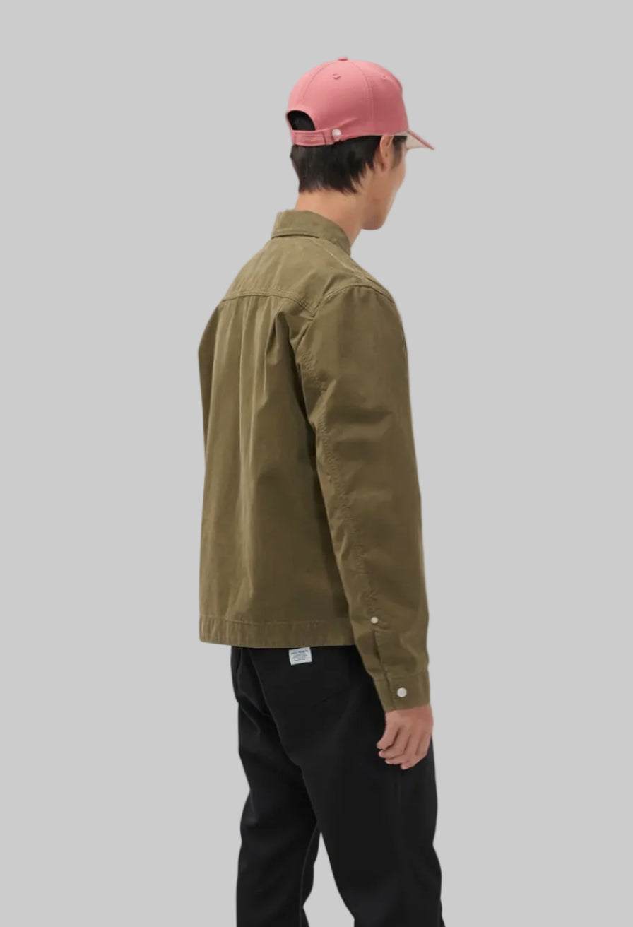 Norse Projects RAABJERG CANVAS JACKET Olive