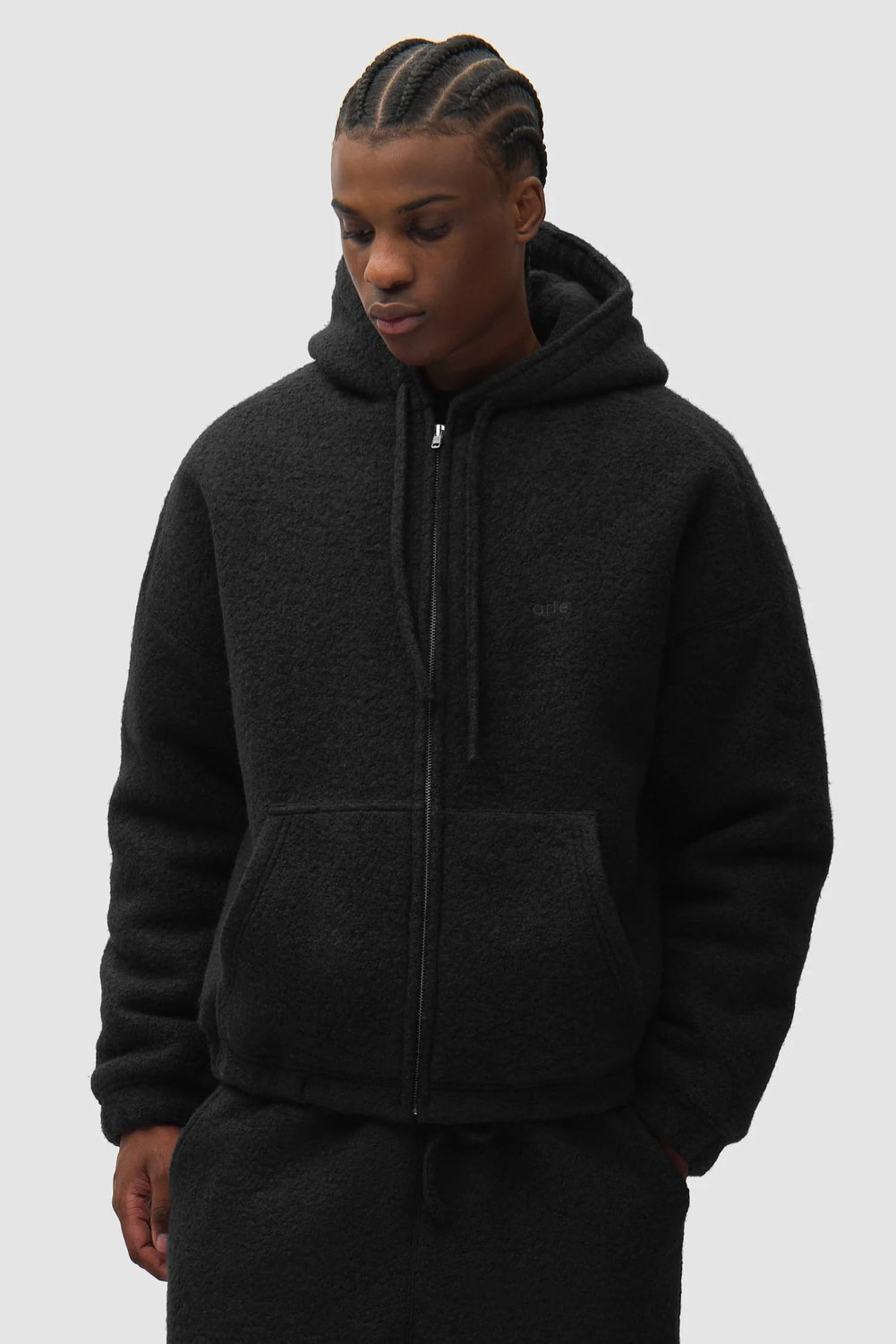Arte Antwerp Boiled Wool Hooded Jacket